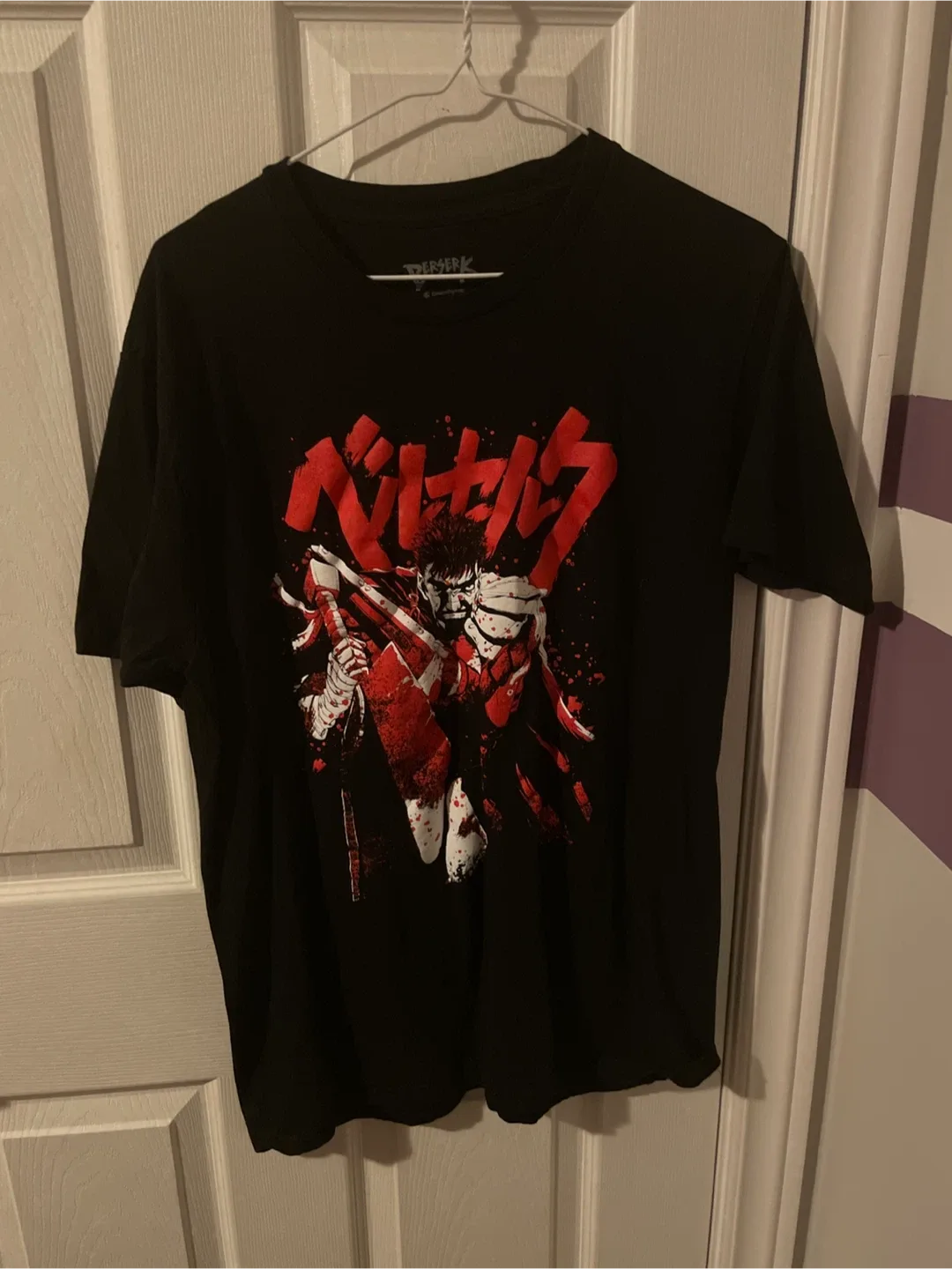 Berserk Black Graphic Tee - Size L