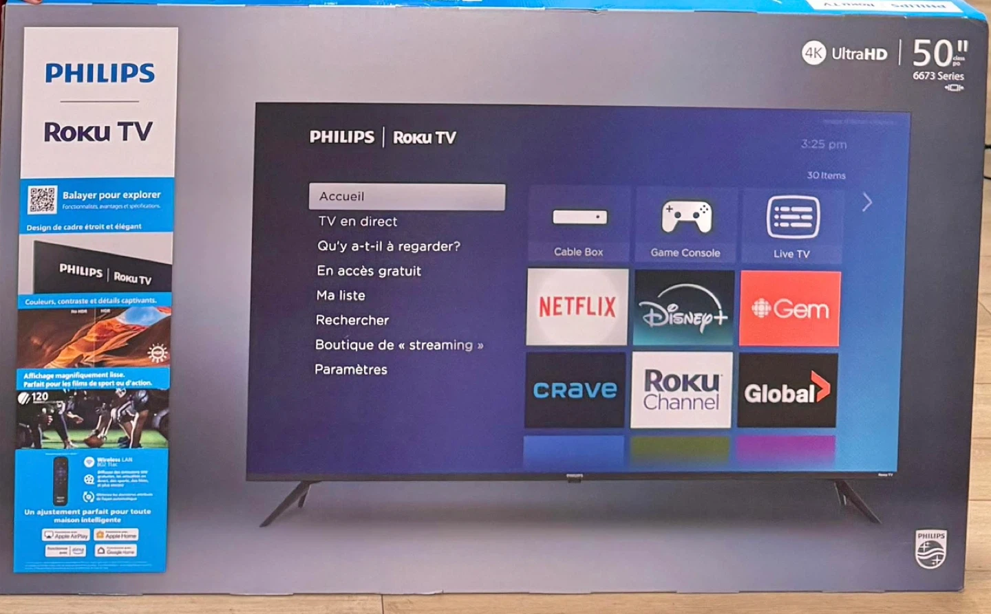 Philips 50" 4K Ultra HD Roku TV - brand  New! - photo 3
