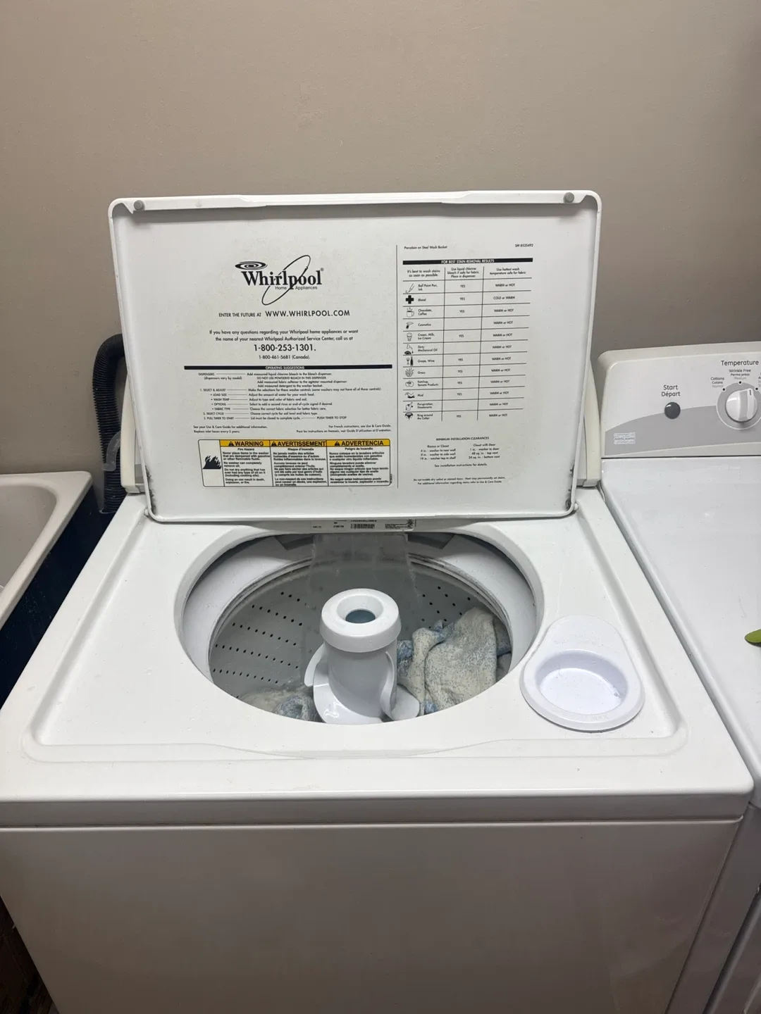 Whirlpool Top Load Washing Machine