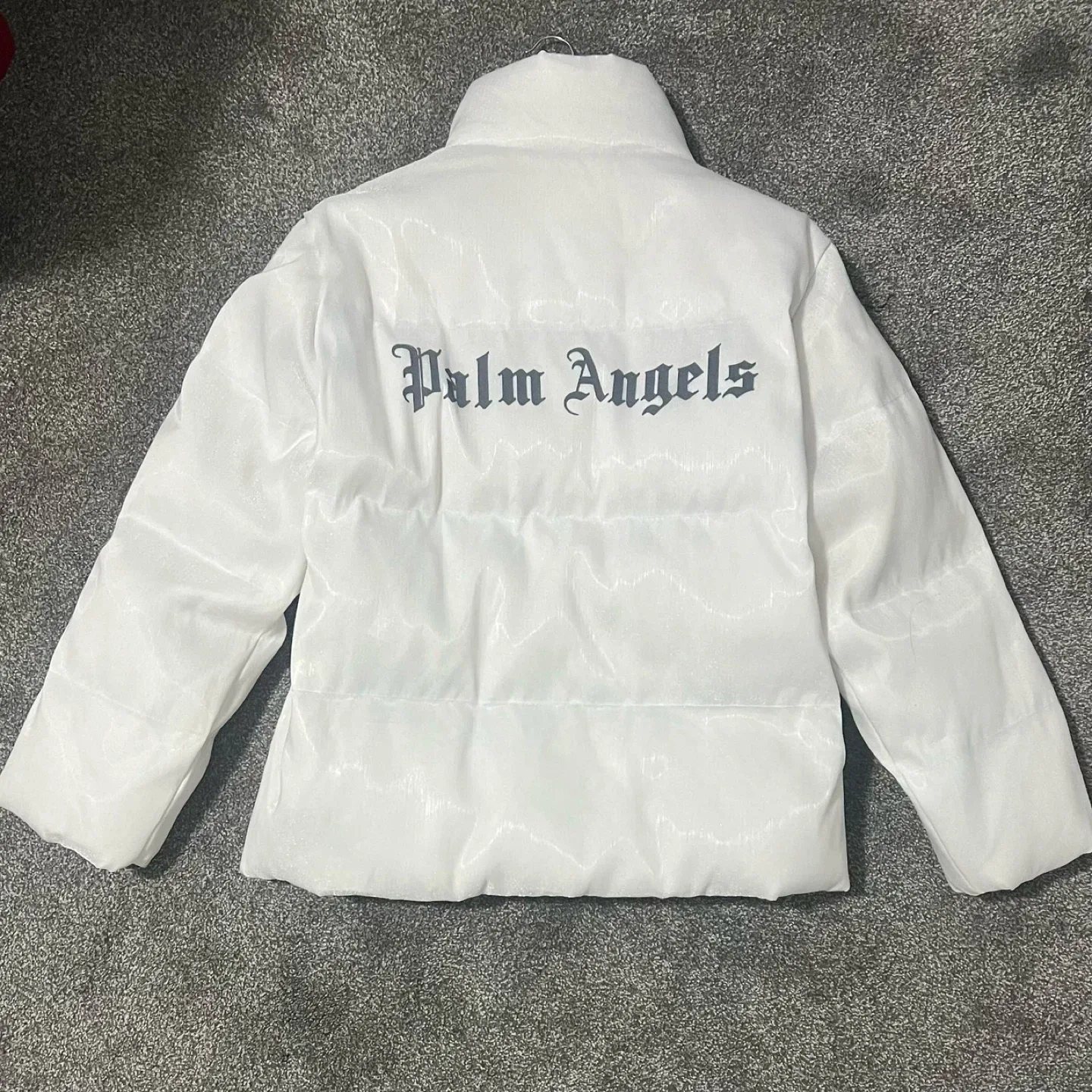 Cool Light-up Moncler White Puffer Jacket image indicator(4)