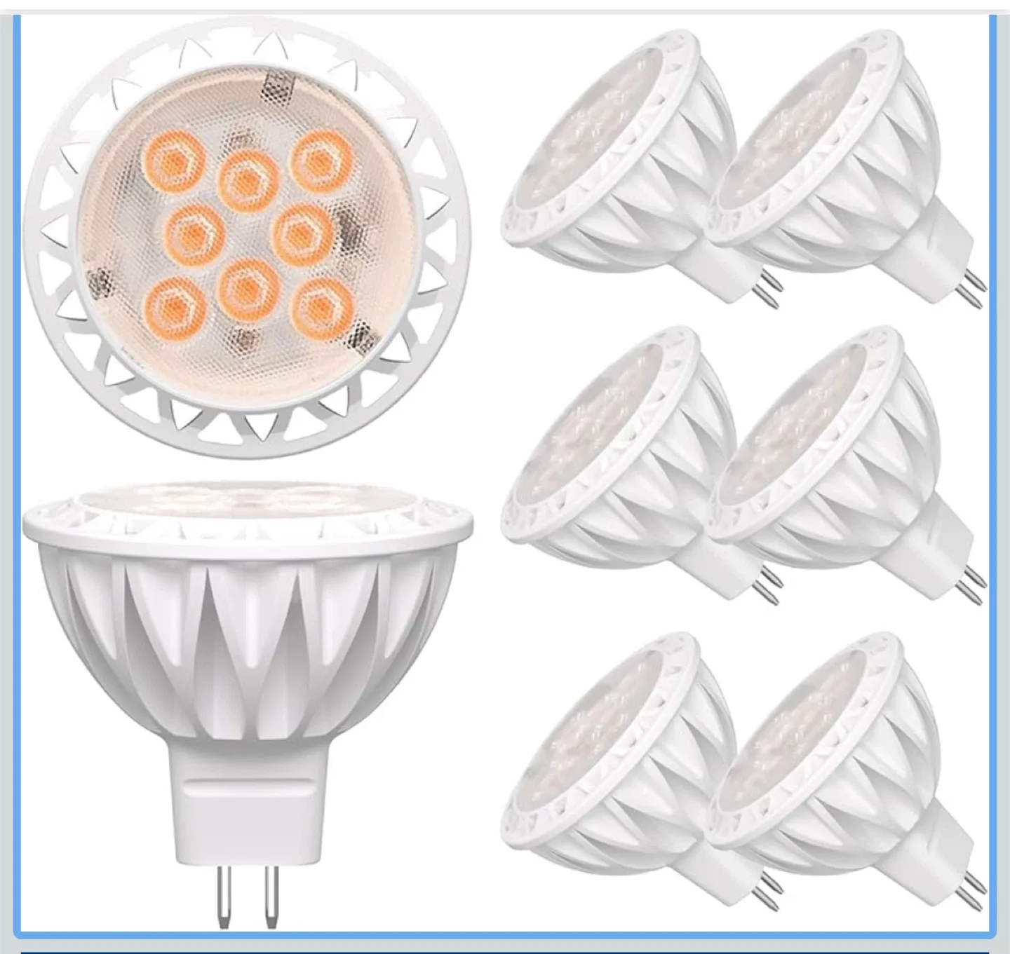 6-Pack 5W LED Spotlight Bulbs - New in Box!