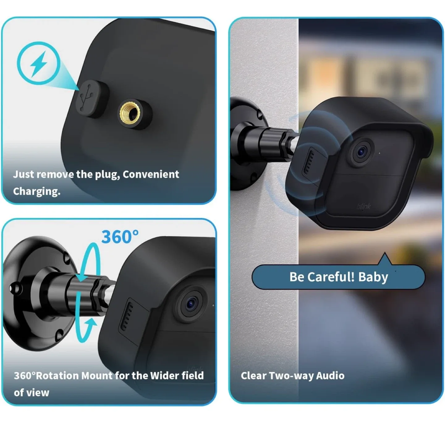 Blink Outdoor 4 (4th Gen) & Outdoor 2K+ Camera Mount image indicator(3)