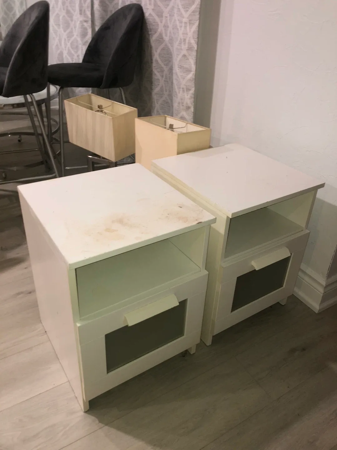 White Bedside Tables - Set of 2 image indicator(2)