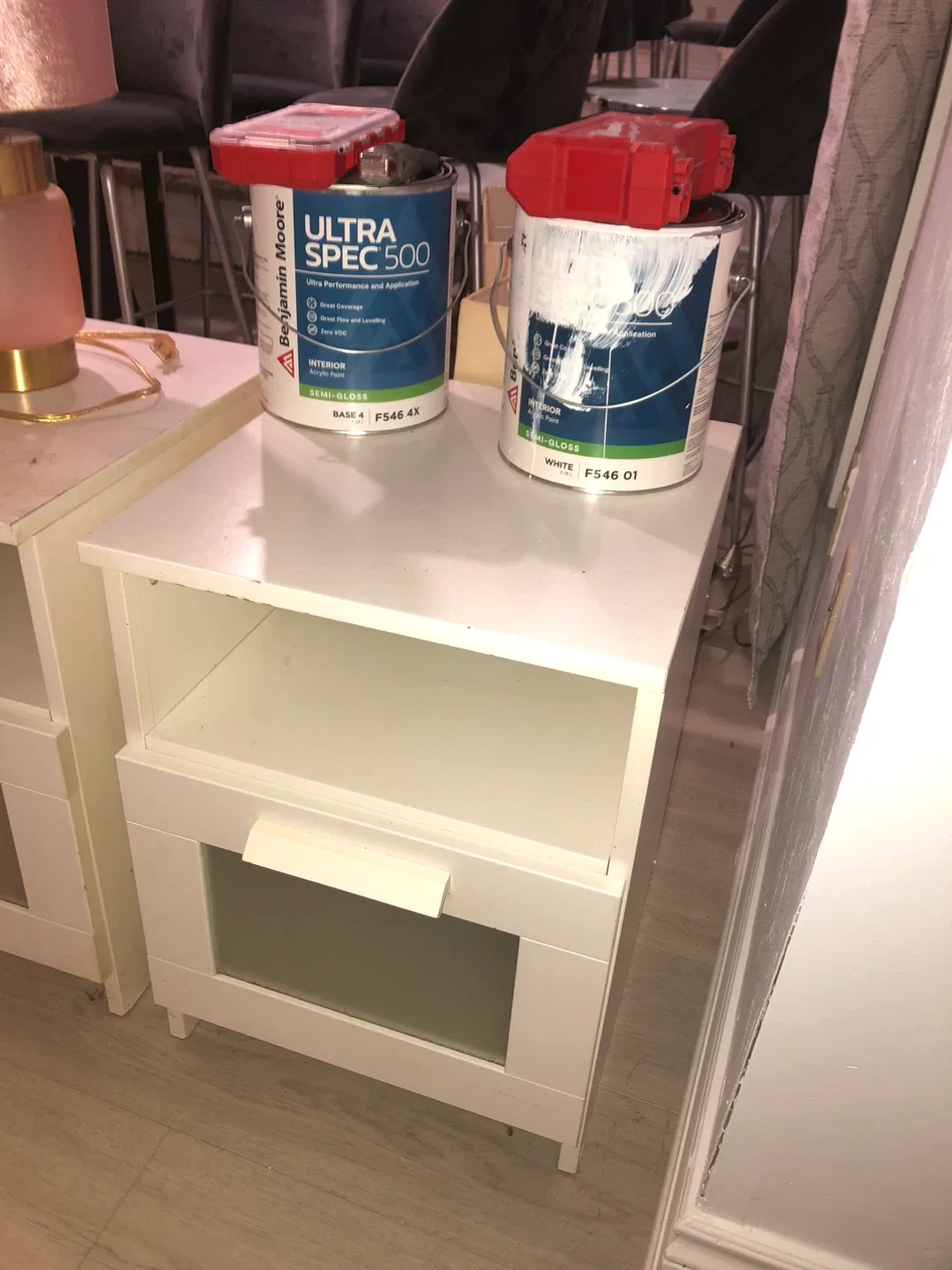 White Bedside Tables - Set of 2 image indicator(3)