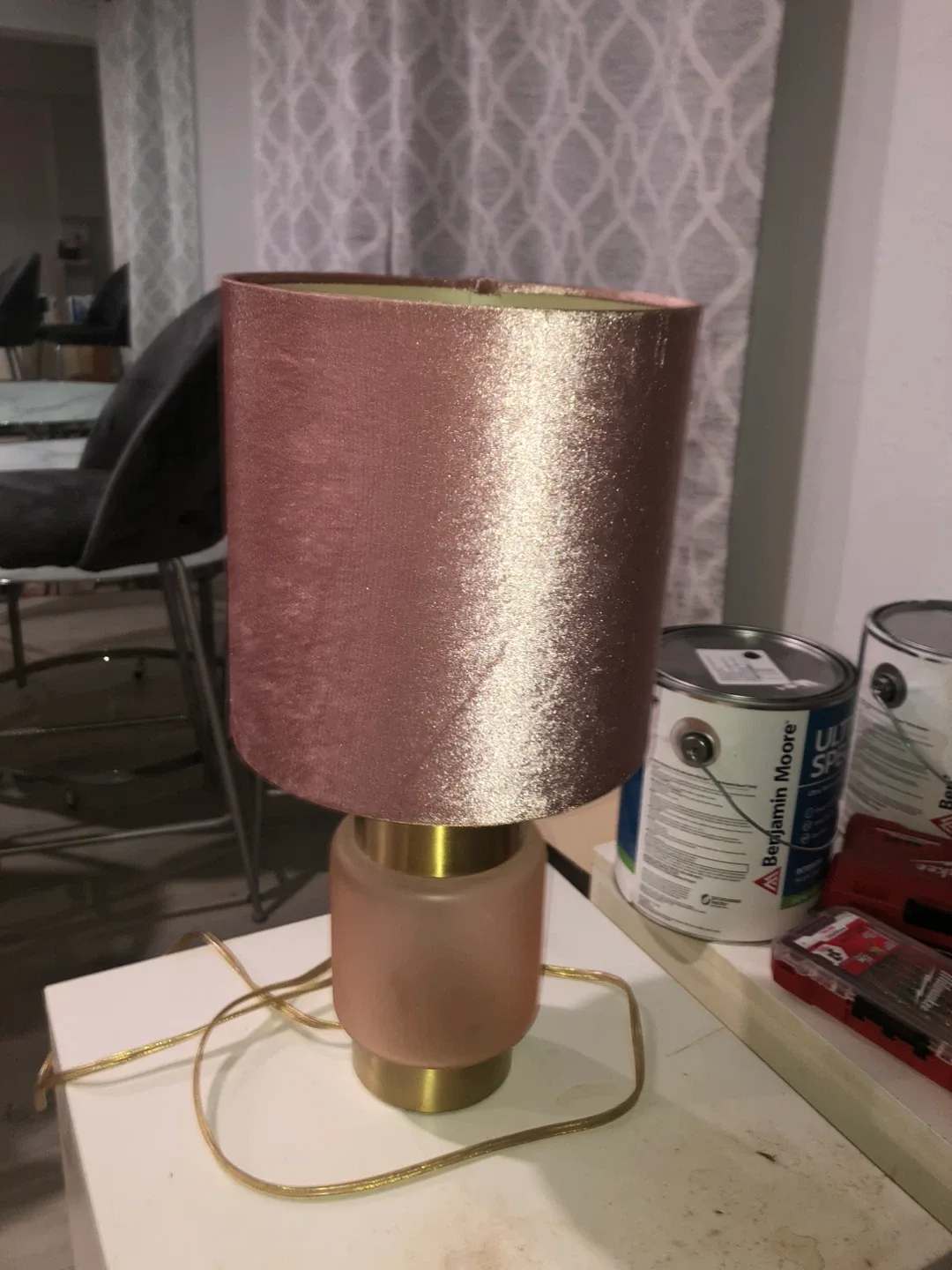 Pink Table Lamp