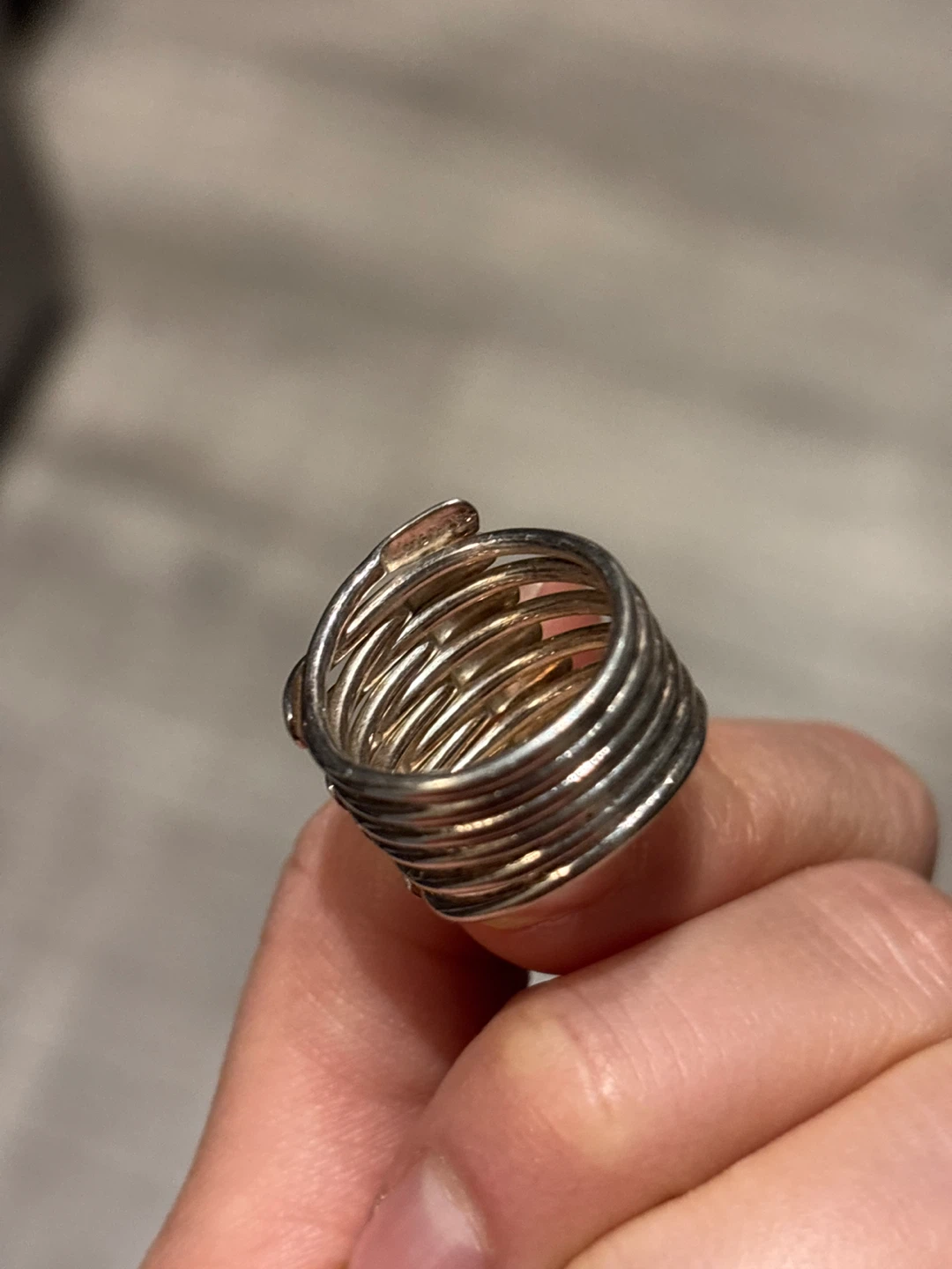 Sterling Silver Ring size 7 (adjustable) - photo 2
