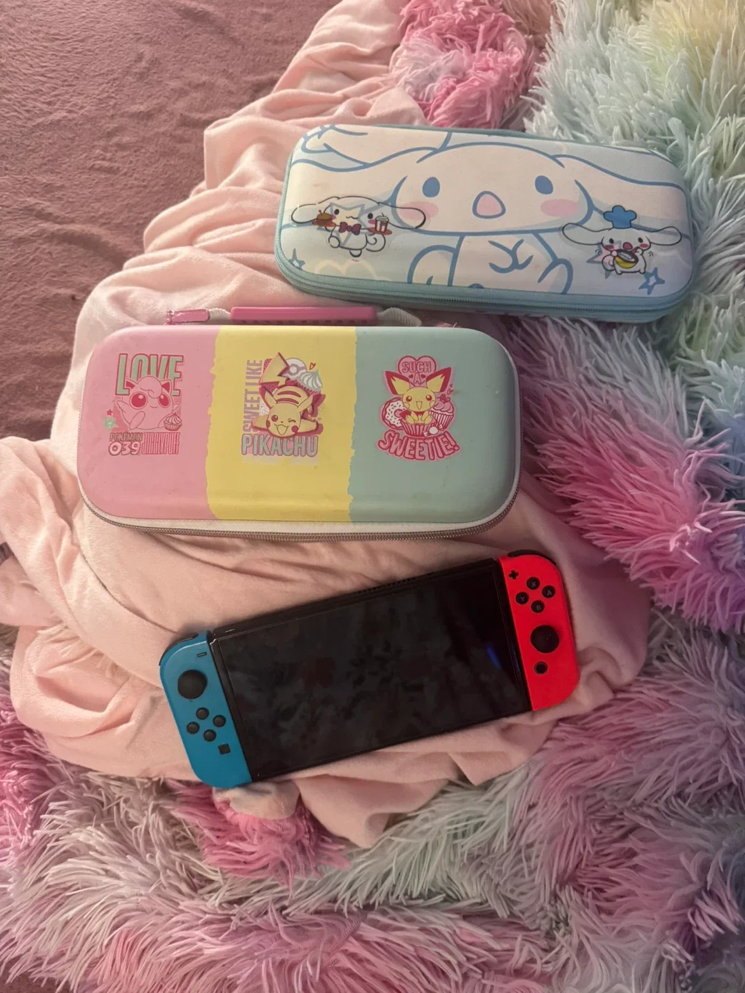 Nintendo Switch OLED with Cases