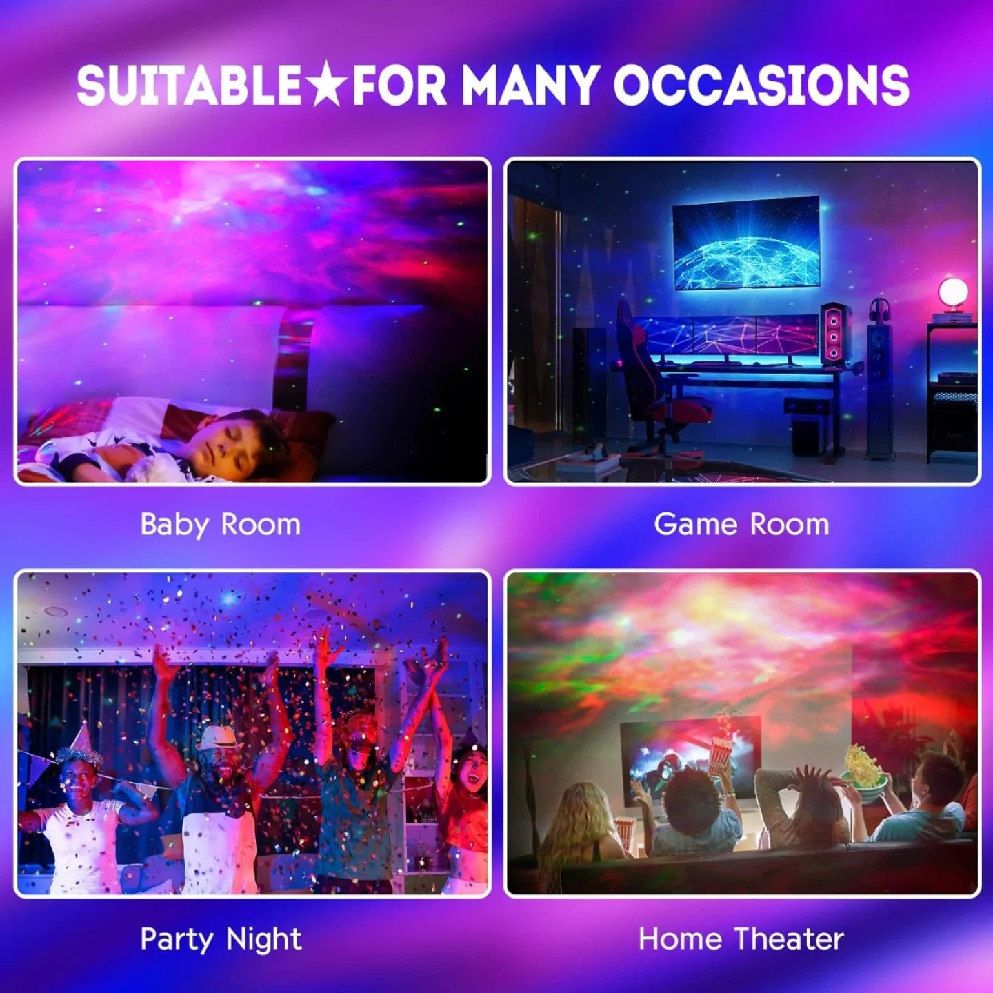 Star Projector with Remote Contro, Astronaut Space Projector image indicator(7)