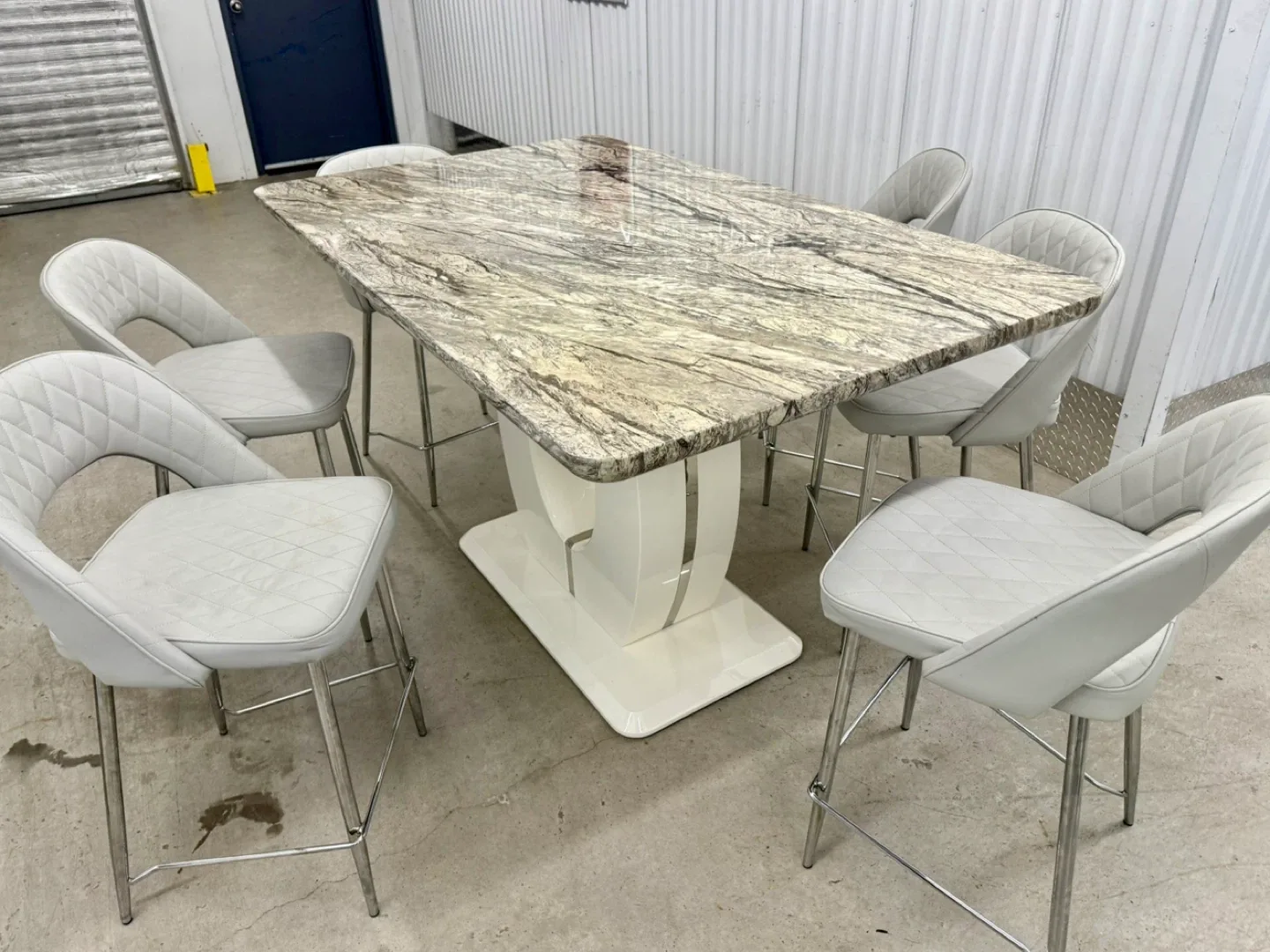 Kitchen Dining Bar Set 6 chairs. image indicator(2)