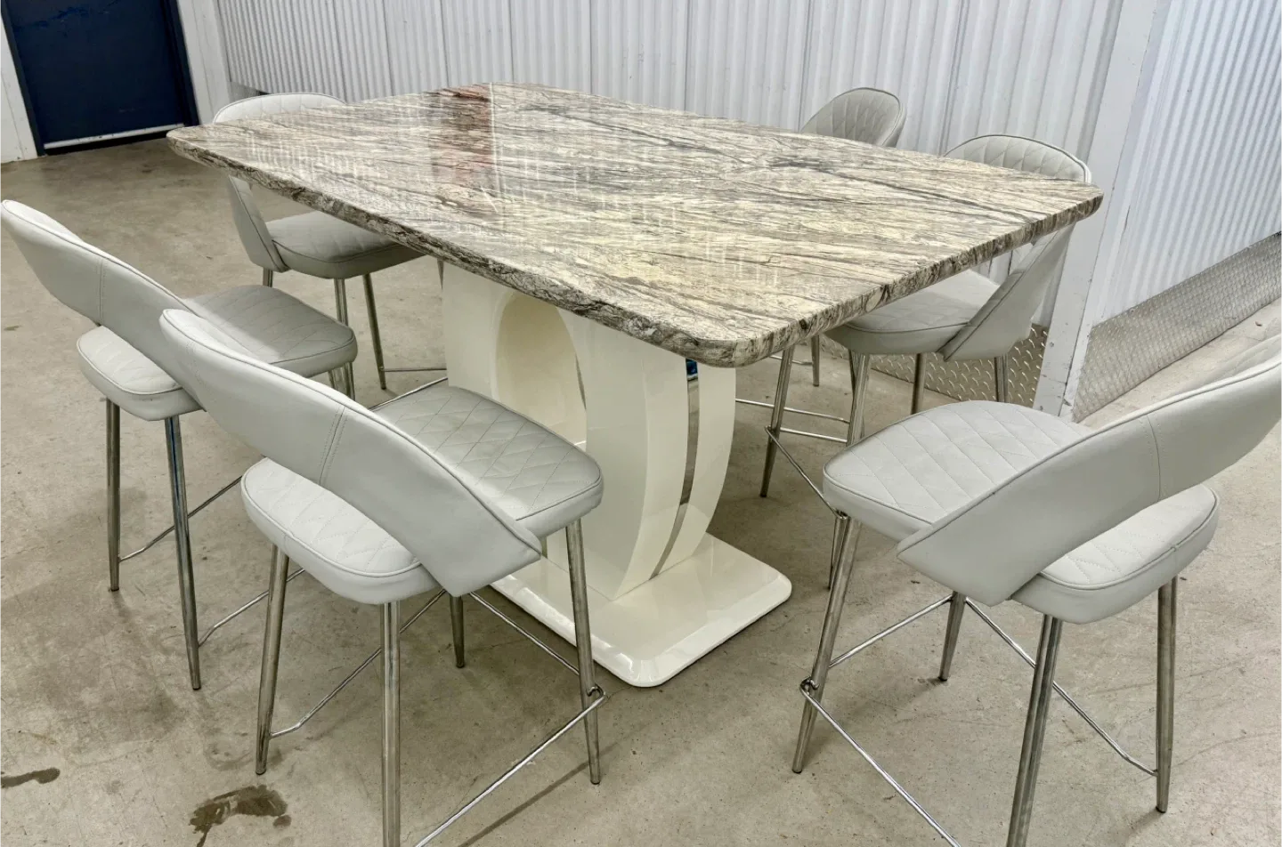 Kitchen Dining Bar Set 6 chairs. image indicator(5)