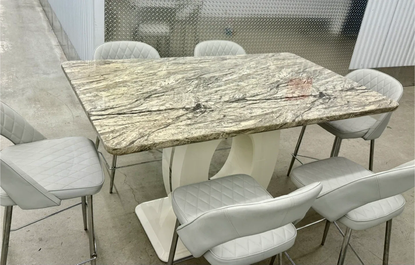 Kitchen Dining Bar Set 6 chairs. image indicator(9)