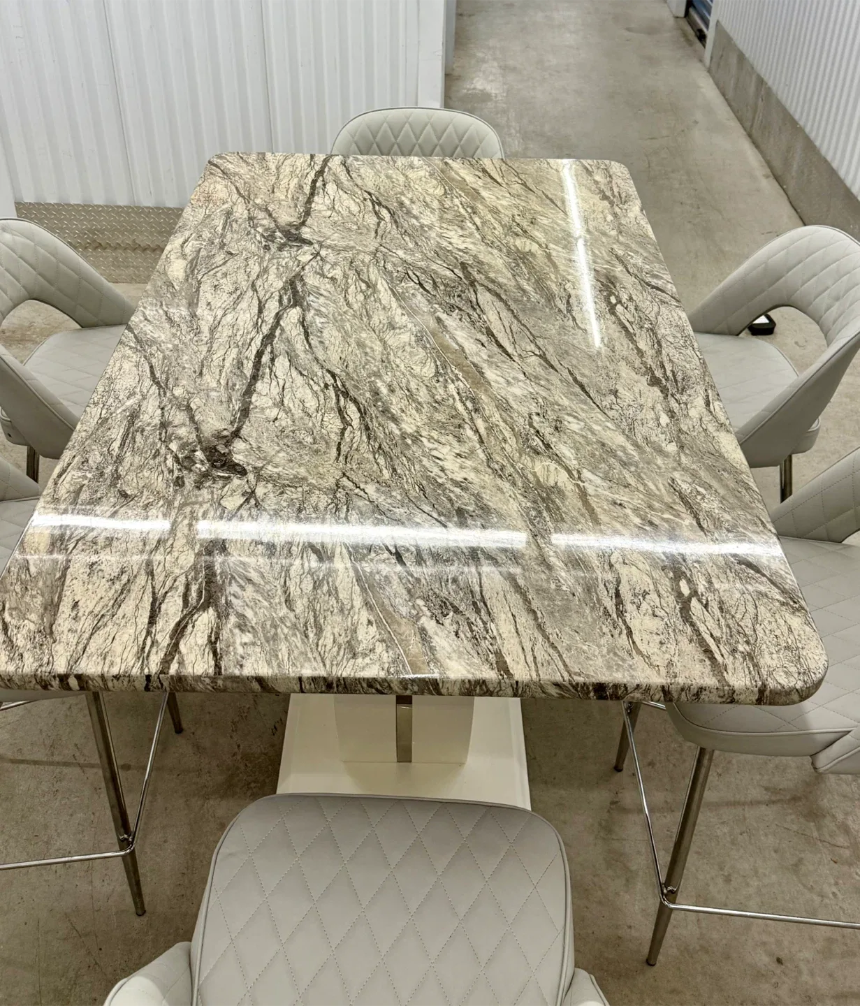 Kitchen Dining Bar Set 6 chairs. image indicator(8)