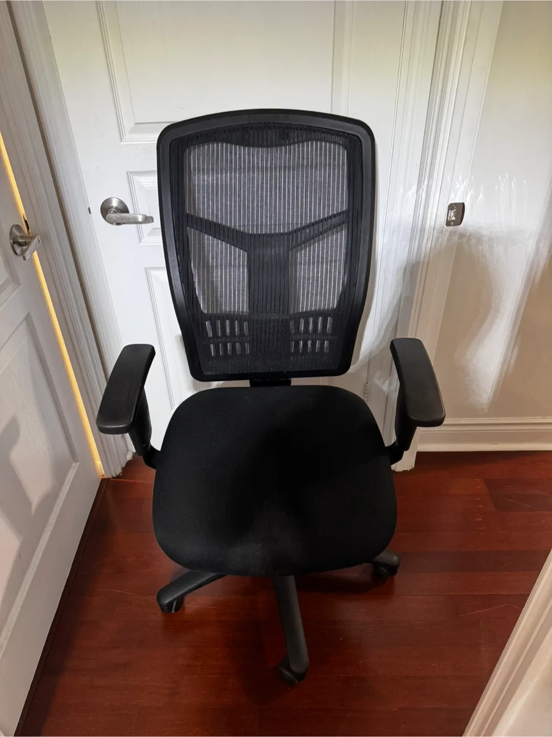 Black Office Chair - Adjustable
