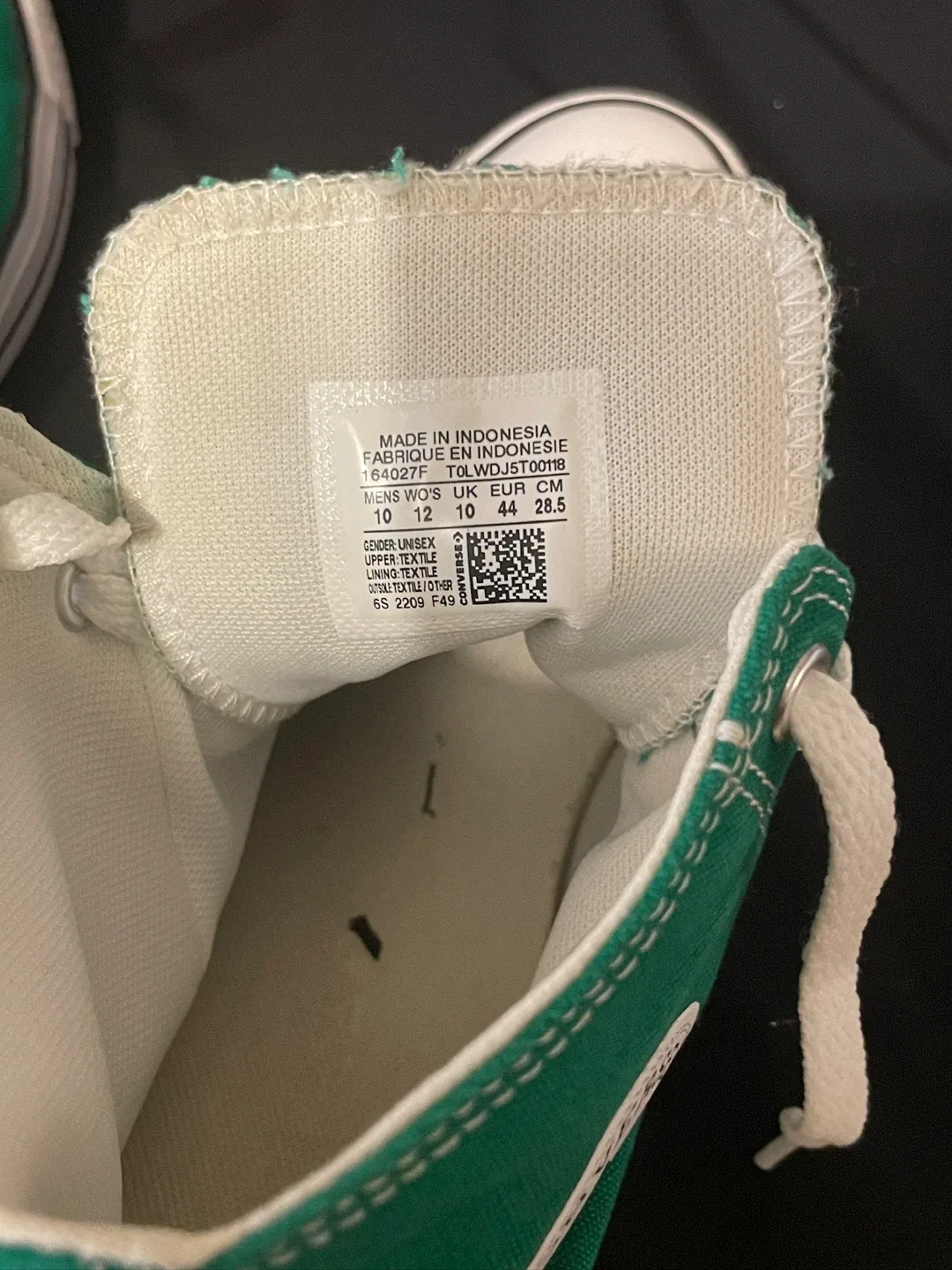 Converse All Star High Top, Men's 10/Women's 12 image indicator(3)