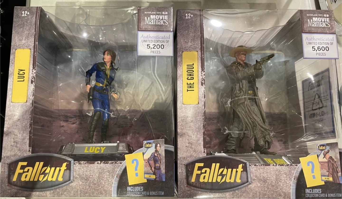 Fallout Movie Maniacs Lucy & The Ghoul Figures