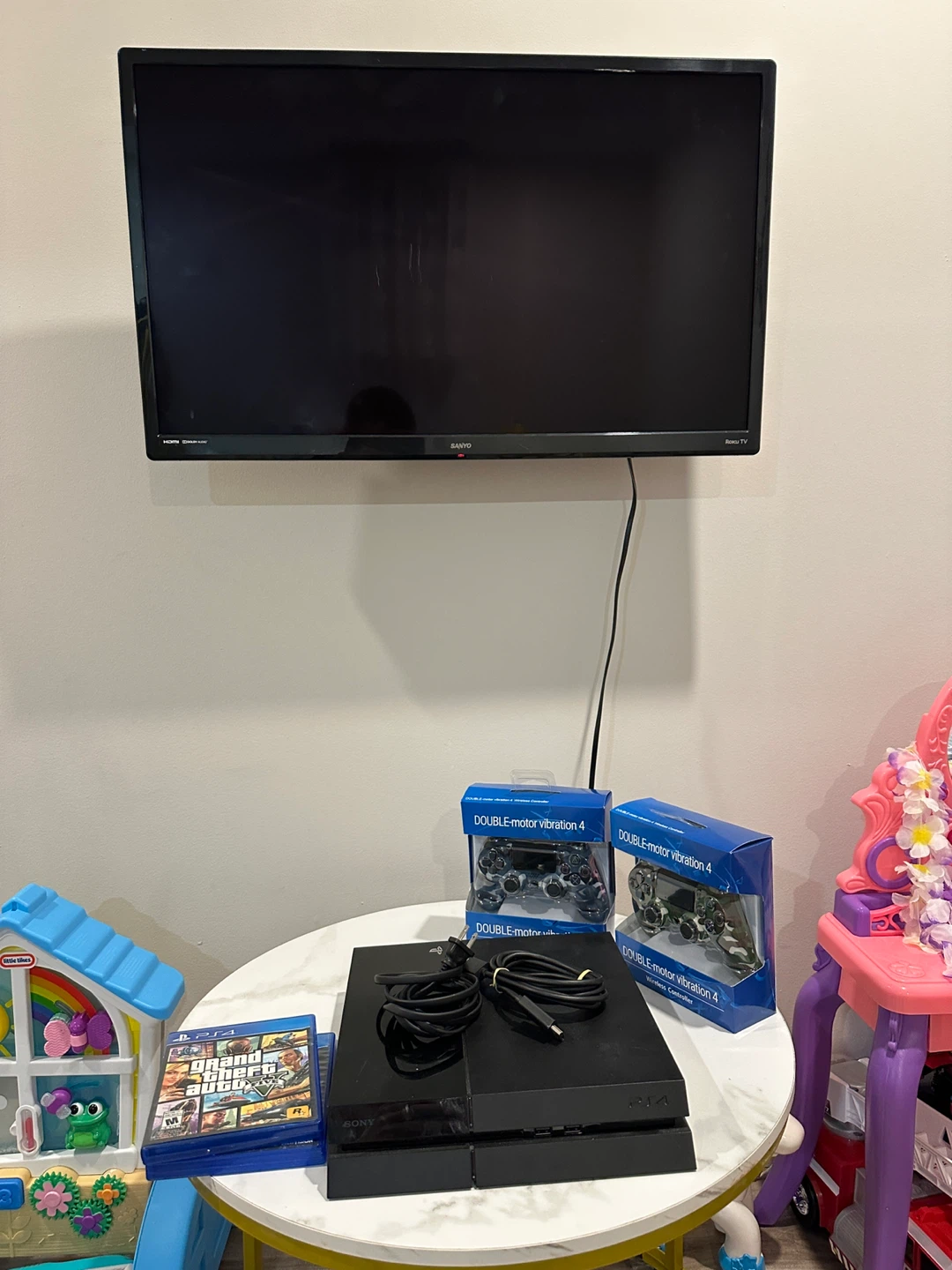 PS4 Bundle + 32” TV – Complete Gaming Setup