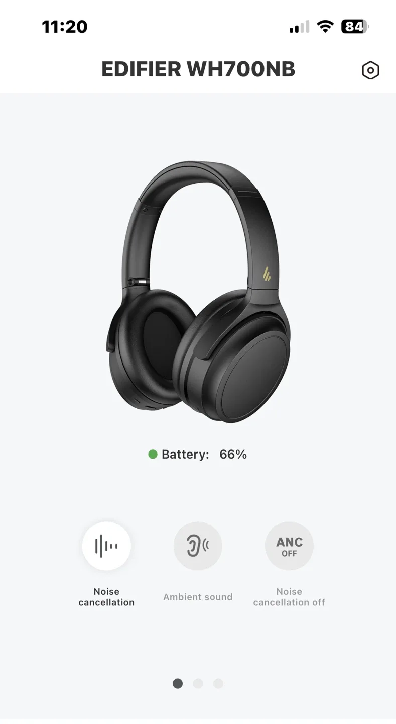 Edifier WH700NB Wireless Noise Cancelling Headphones image indicator(2)
