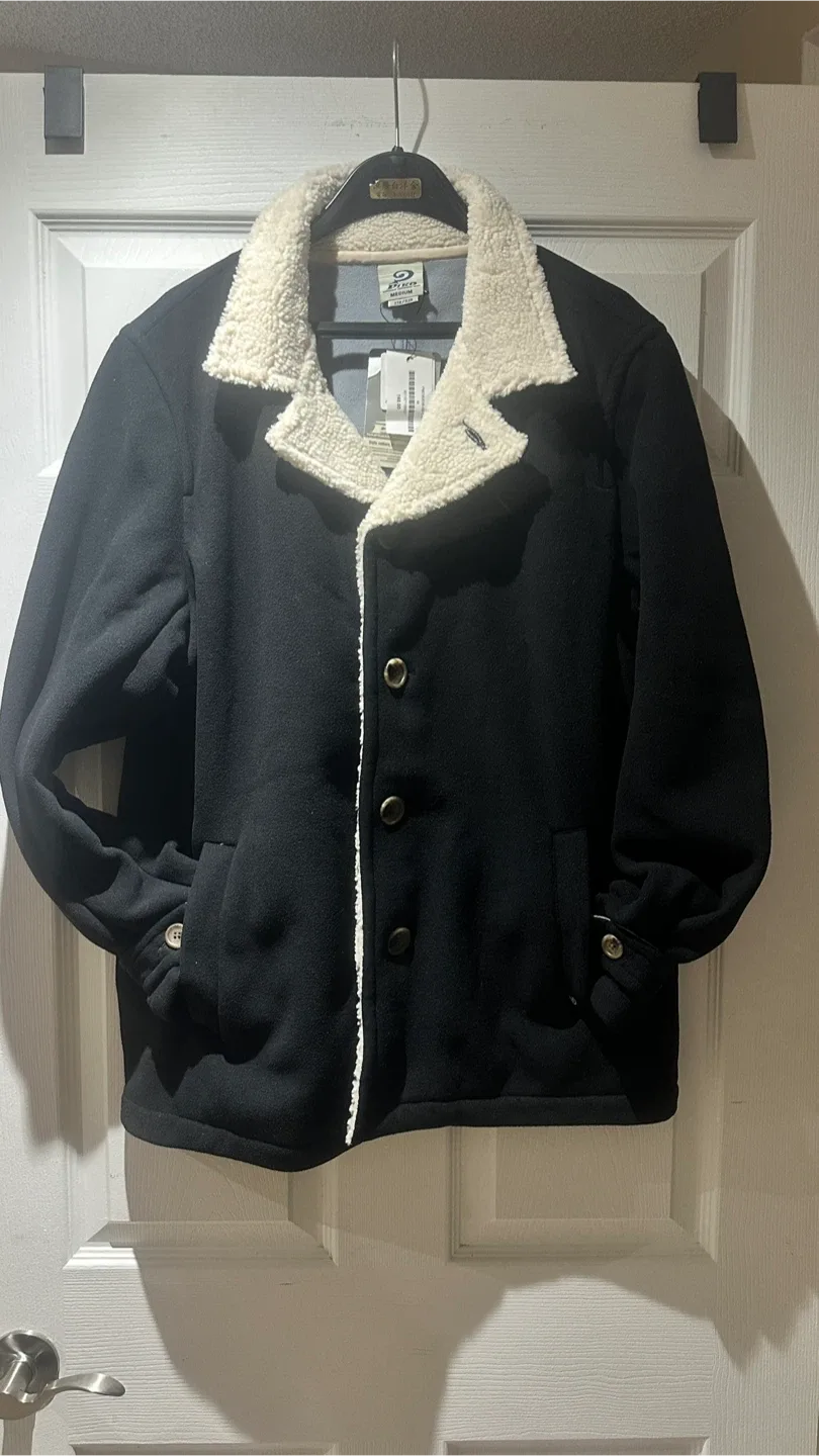 Eider Black Fleece Jacket - Size M