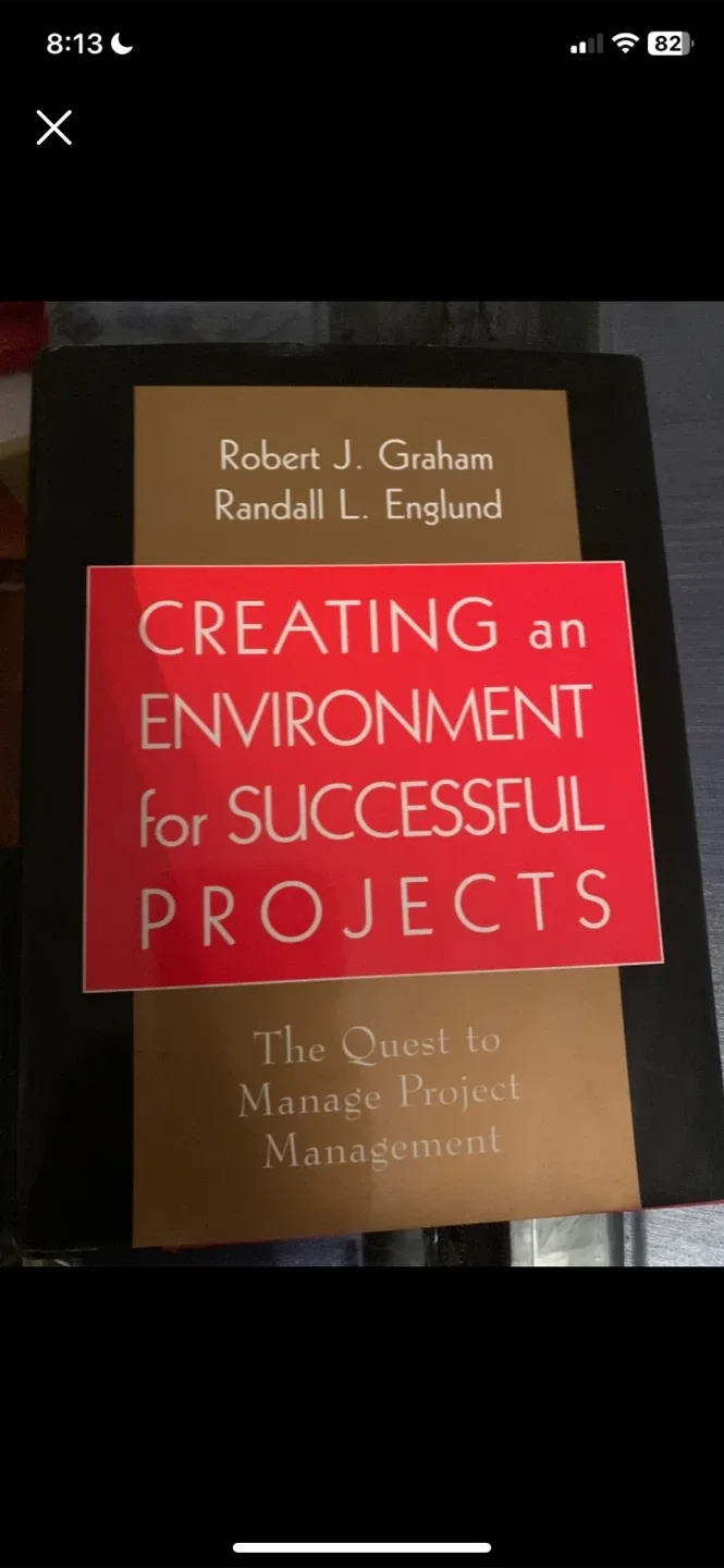 Creating an Environment for Successful Projects Book🥕