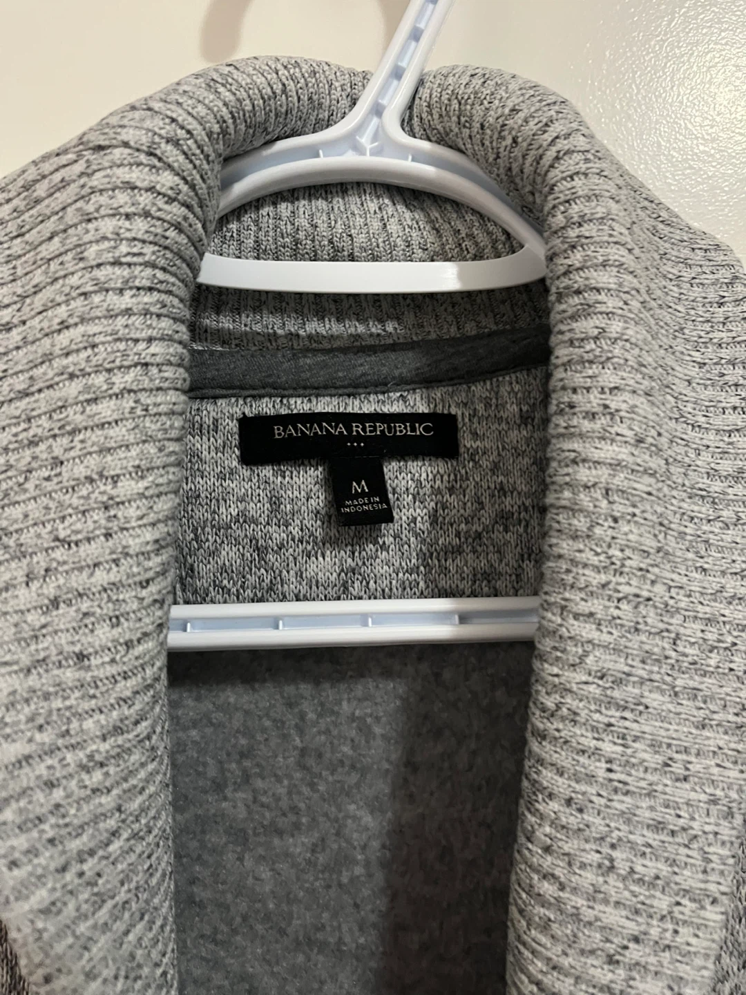 Banana Republic Grey Shawl Cardigan - Size M - photo 2
