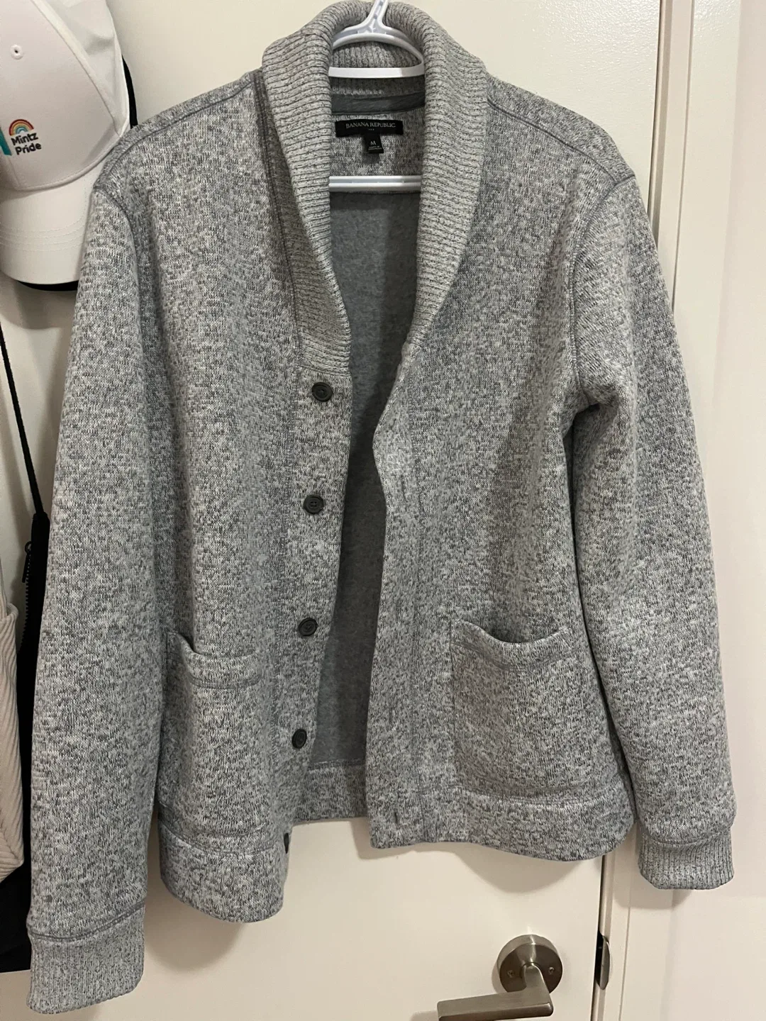Banana Republic Grey Shawl Cardigan - Size M