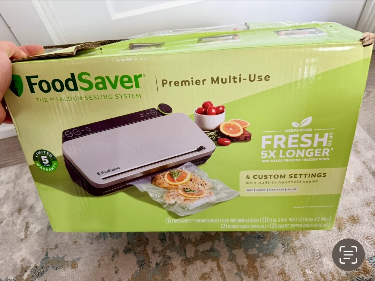 FoodSaver Premier Multi-Use Vacuum Sealer image indicator(5)
