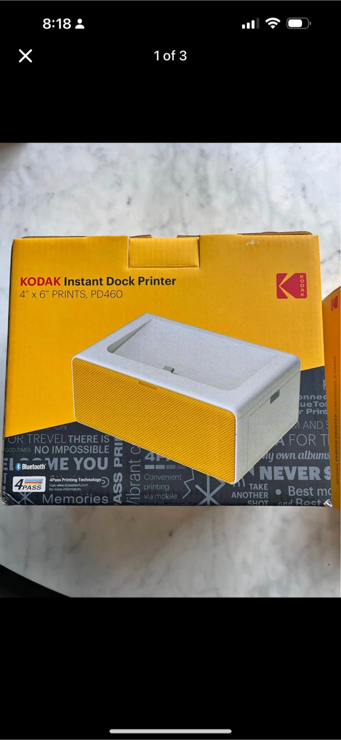 Kodak Instant Dock Printer PD460 - 4x6 Prints - photo 5