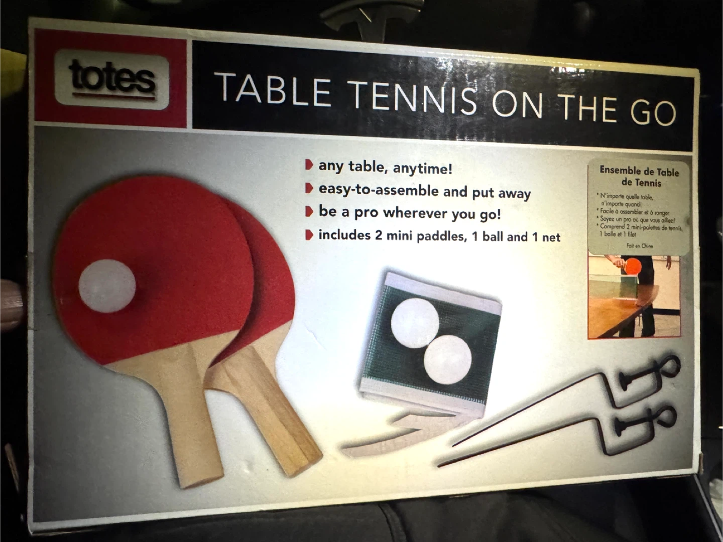 Totes Table Tennis On The Go - New - photo 2