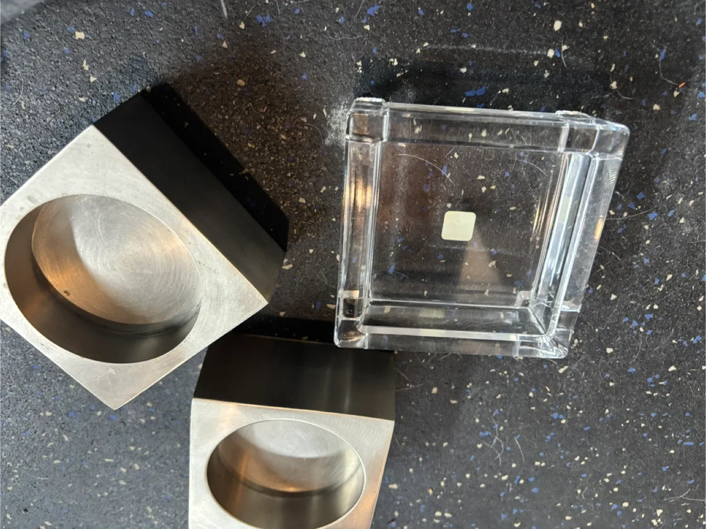 Partylite Clear Glass Candle Holder