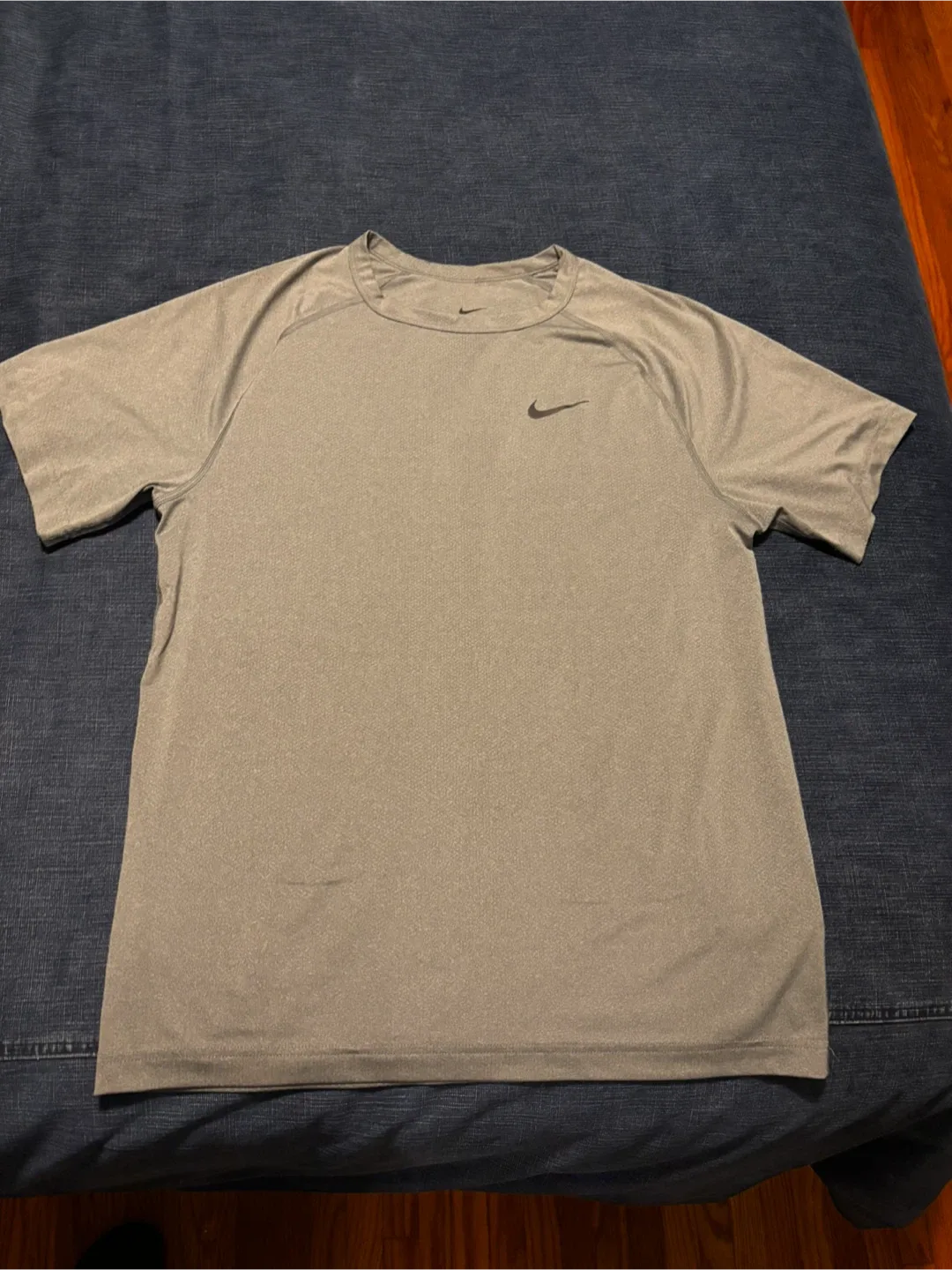 Nike Dri-FIT Gray Training T-Shirt - Size S