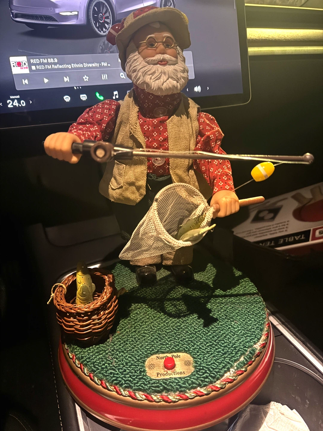 North Pole Productions Santa Fishing Figure - photo 3