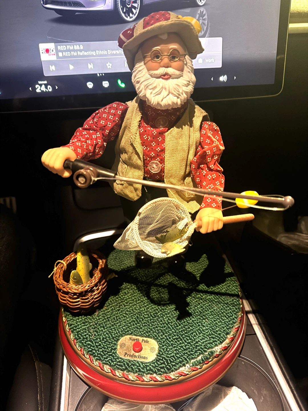 North Pole Productions Santa Fishing Figure - photo 2