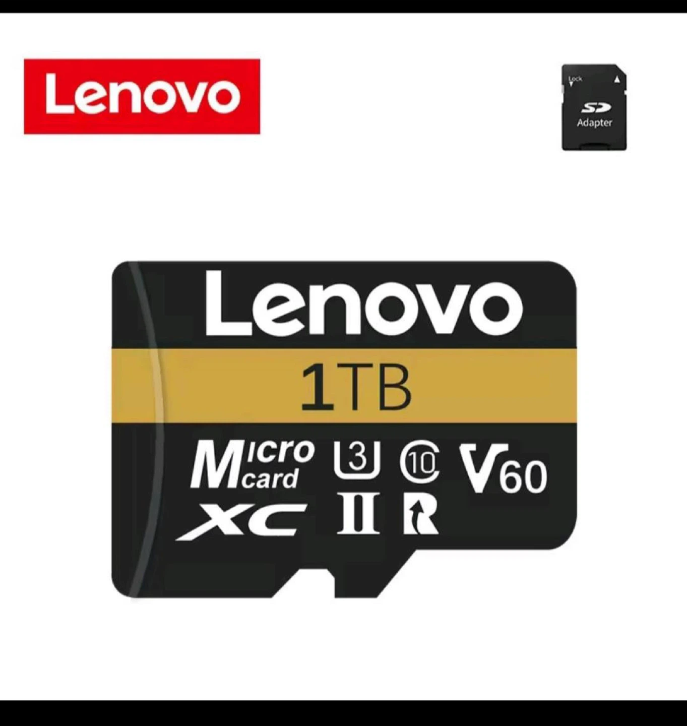 New Lenovo 1TB Micro SD Card