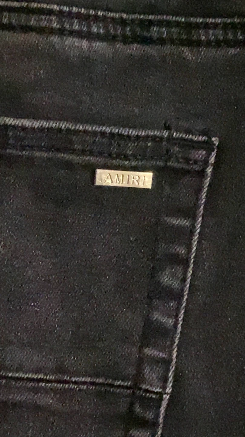 Amiri cracked paint jeans - photo 2
