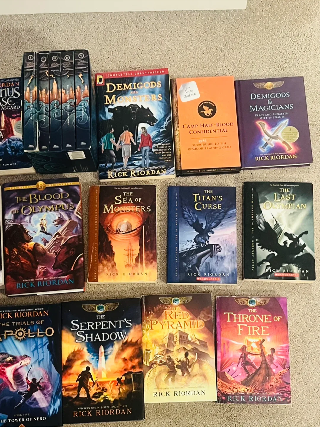 Rick Riordan Books - Percy Jackson, Heroes of Olympus image indicator(4)