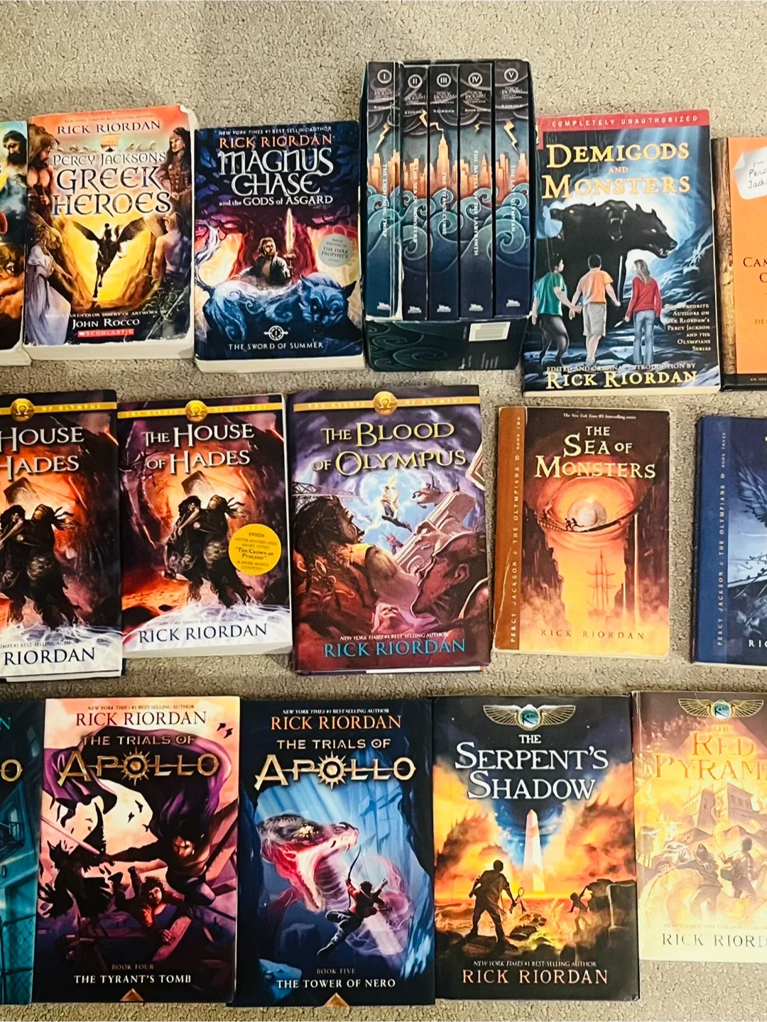 Rick Riordan Books - Percy Jackson, Heroes of Olympus image indicator(3)