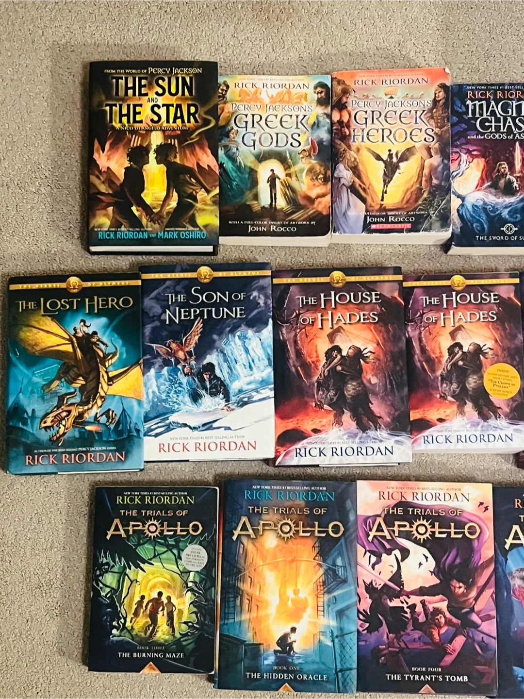 Rick Riordan Books - Percy Jackson, Heroes of Olympus image indicator(2)