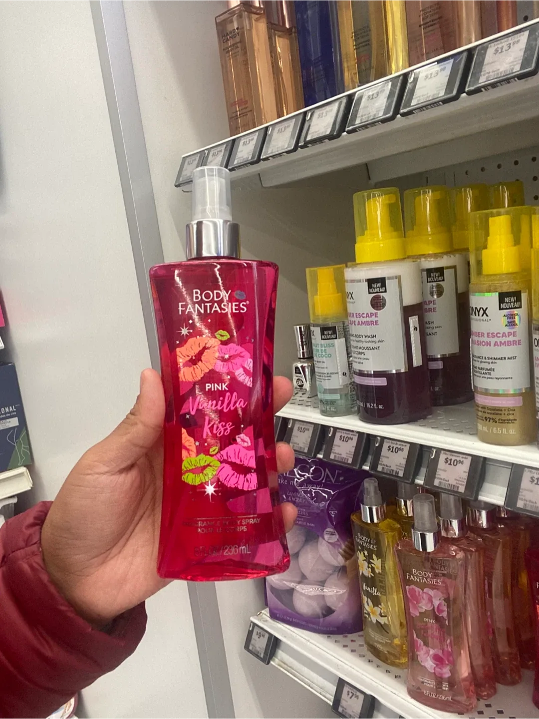 Body Fantasies Pink Vanilla Kiss Body Spray