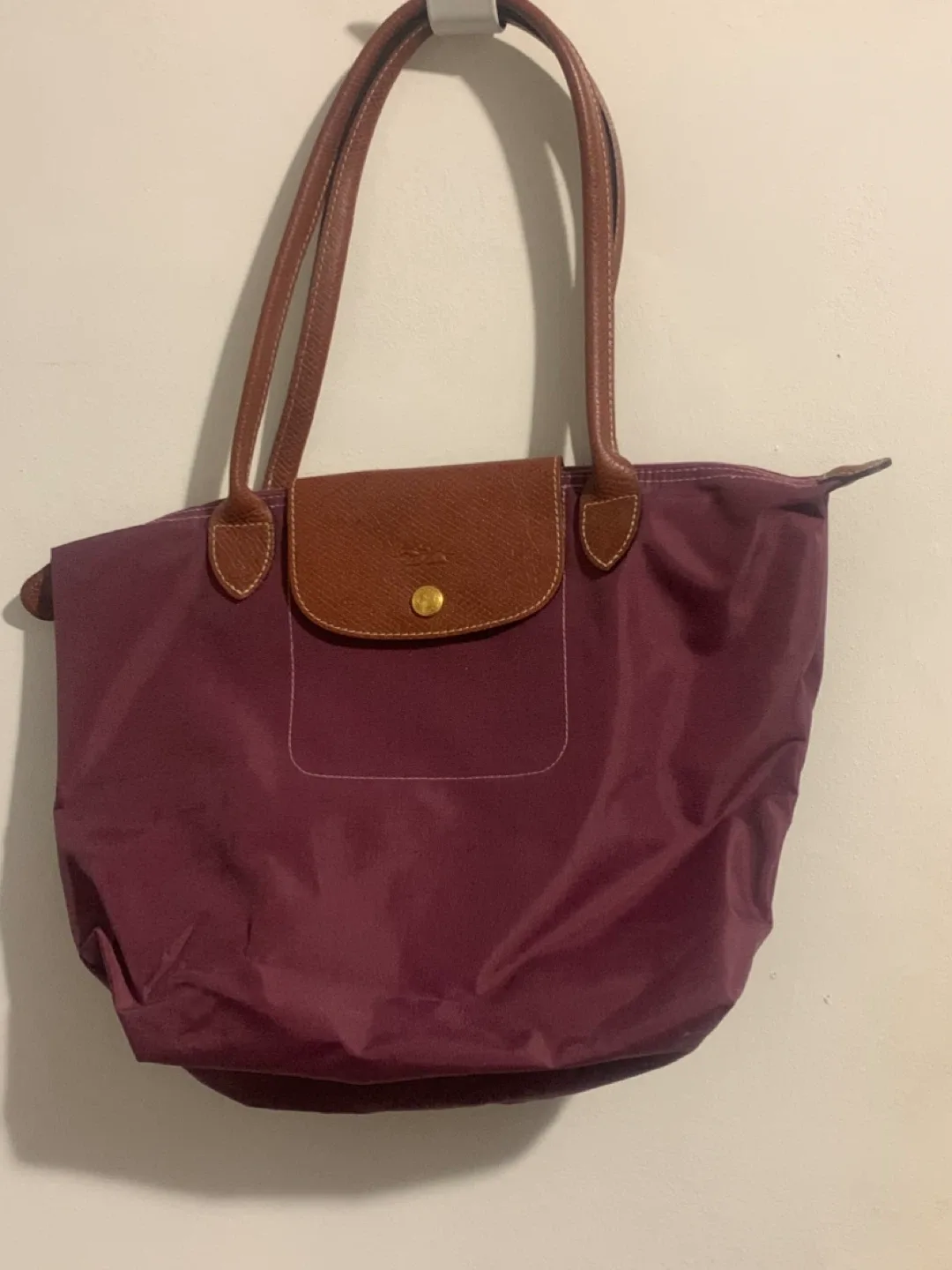 Longchamp Tote Bag - Plum Colour