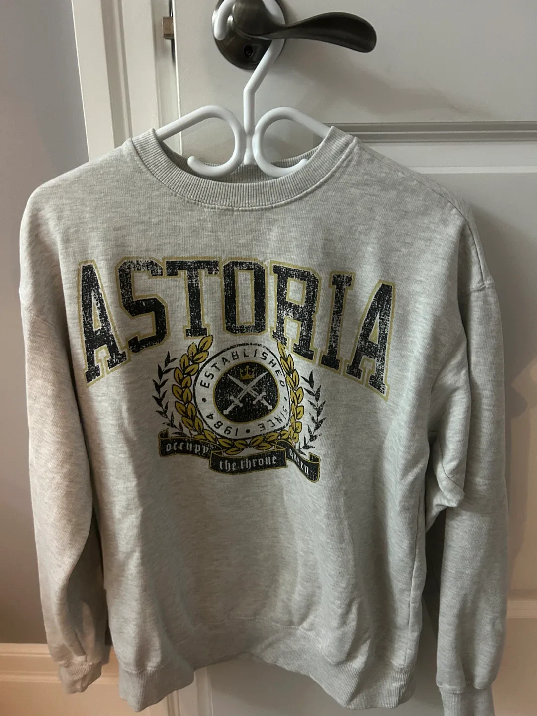 Grey Graphic Crewneck