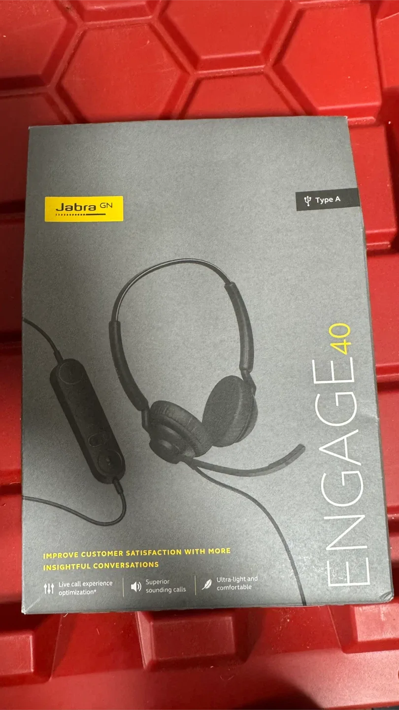 Jabra Engage 40 Headset Stereo Type A- New