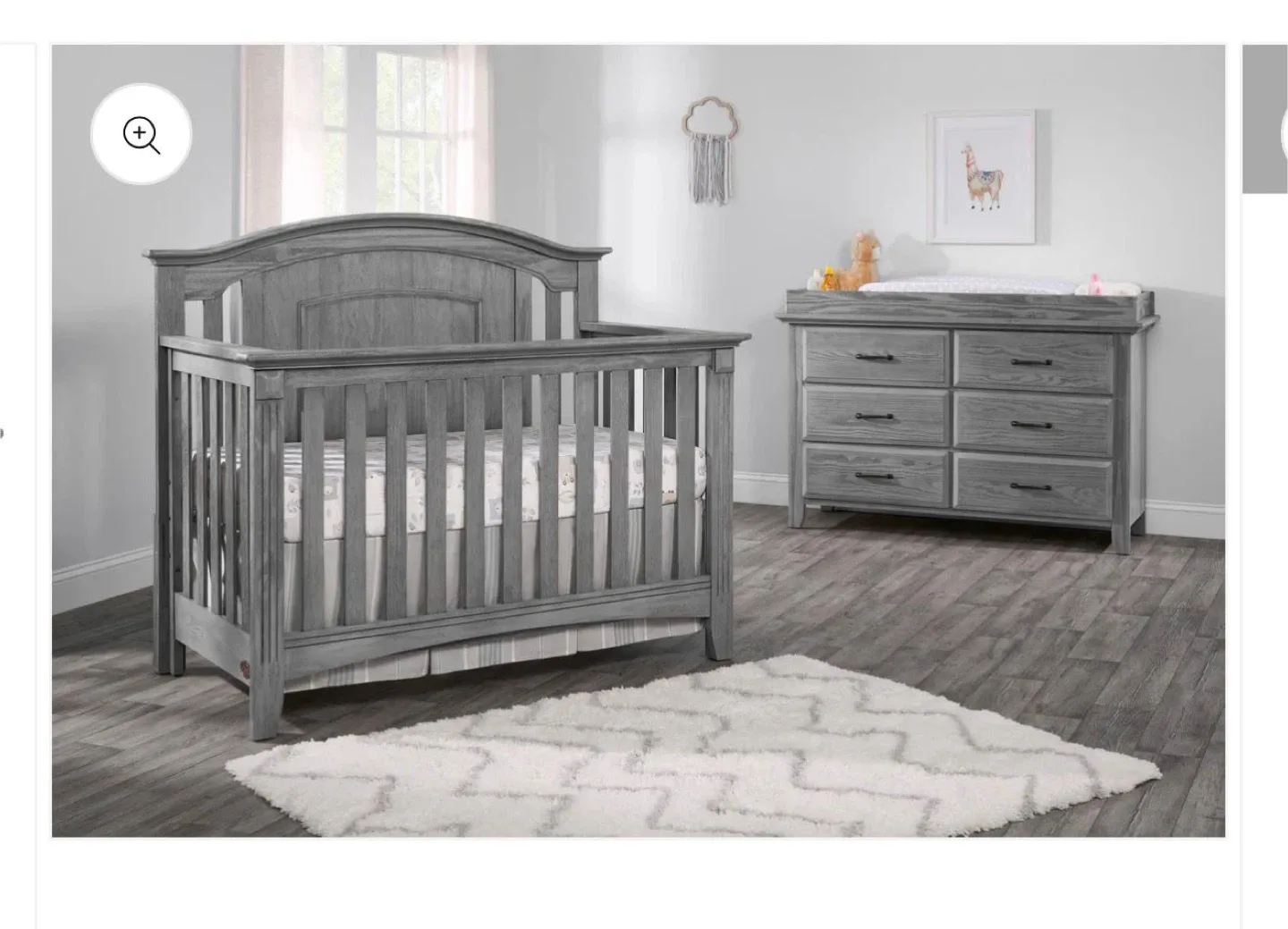 Baby bedroom set - Grey