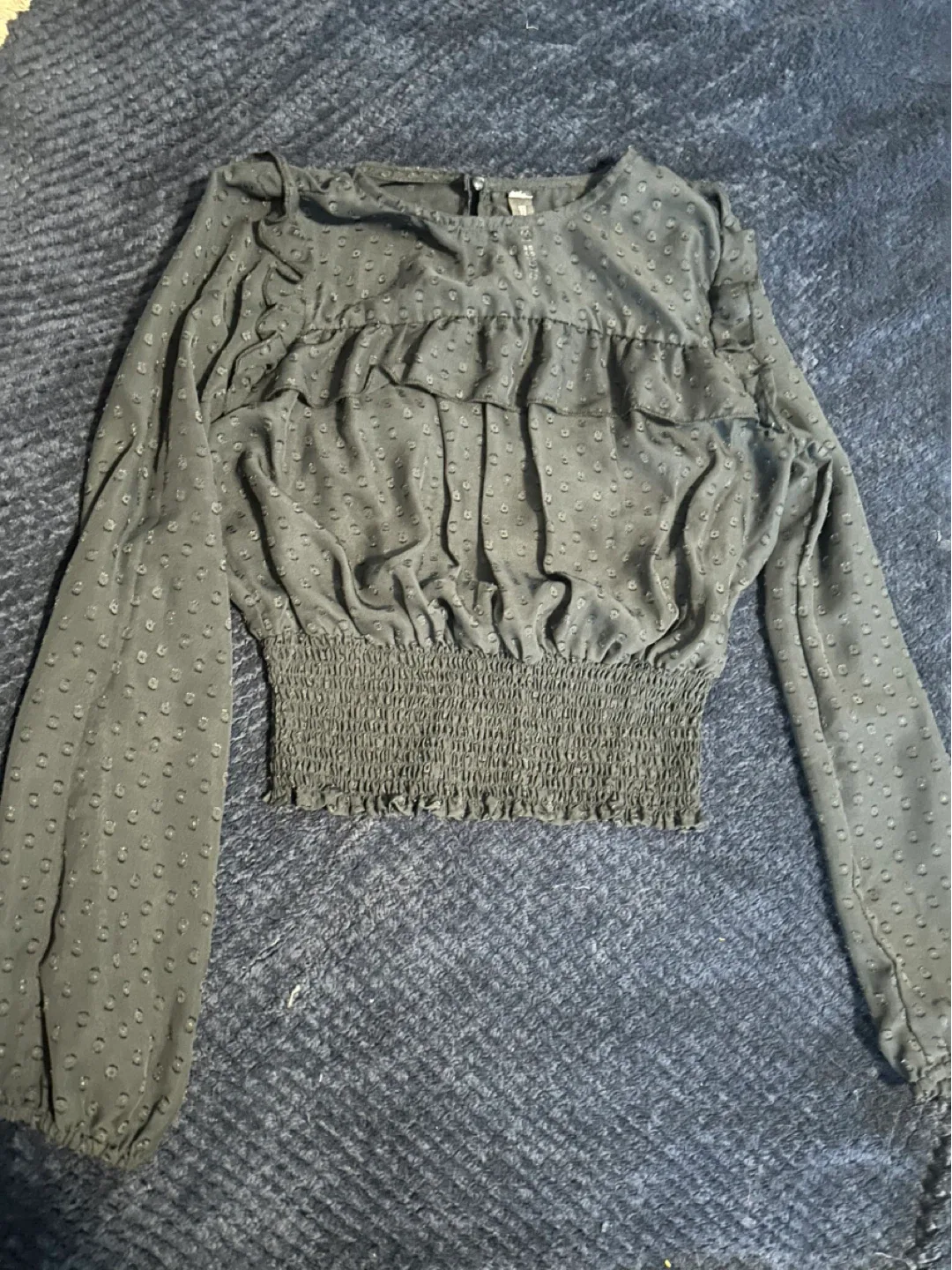 Shein Black Long Sleeve Top