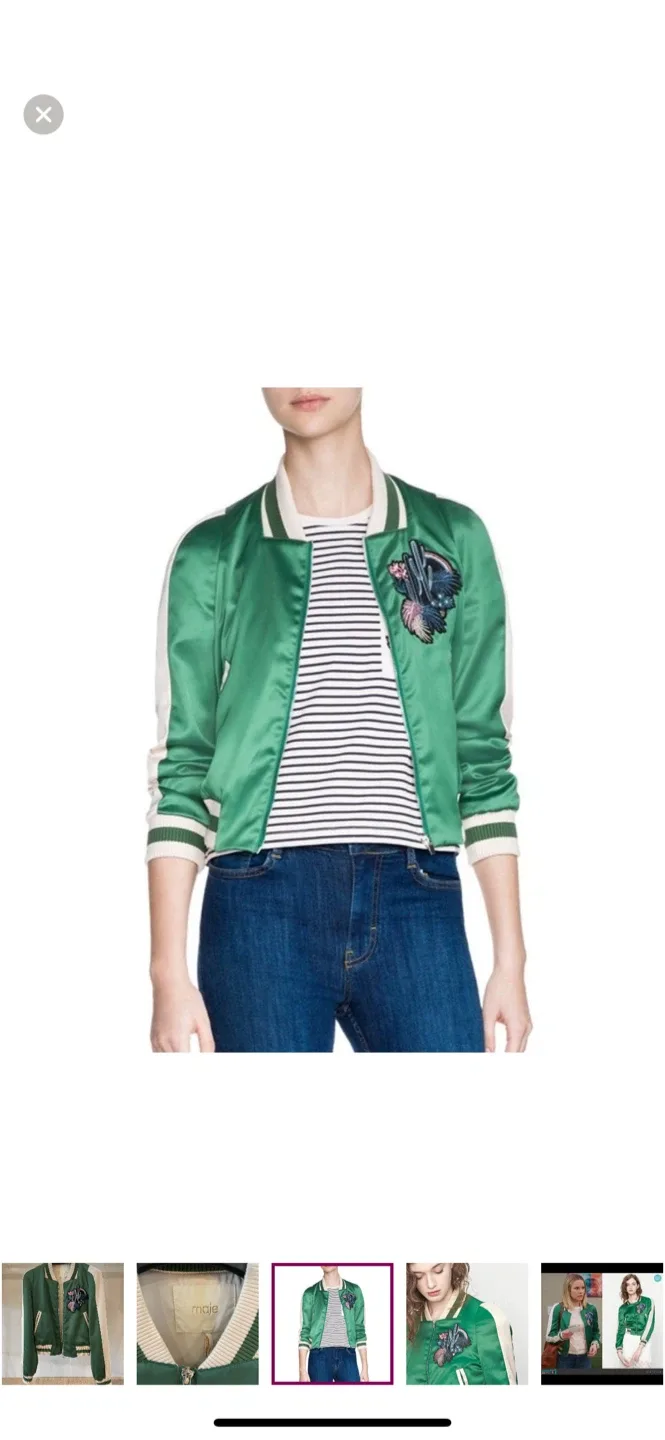 Maje Jacket Size 38 image indicator(7)