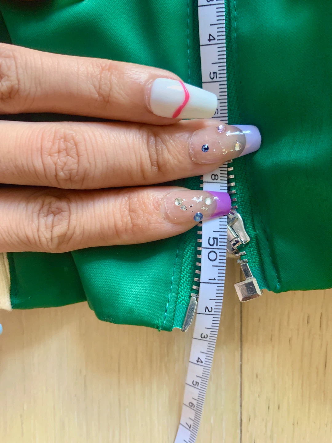 MAJE Green Satin Embroidered Bomber Jacket - photo 4