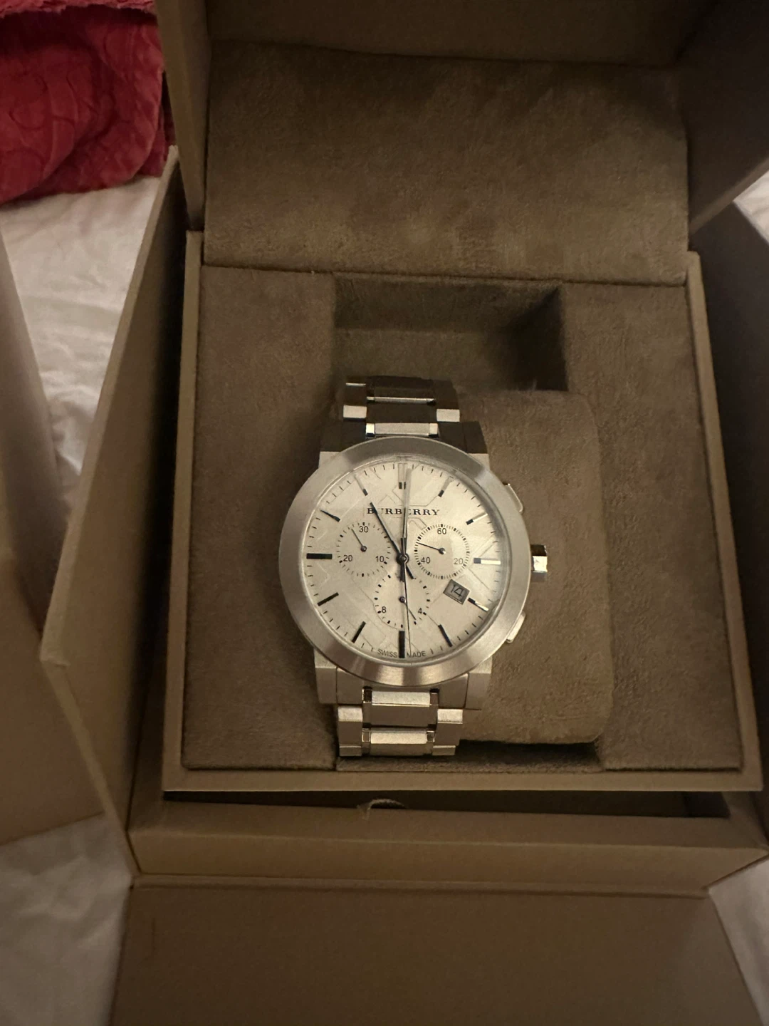 Burberry Watch with Box (never used)