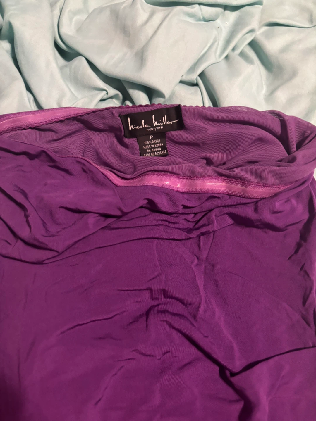 Nicole Miller New York Purple Dress - Size P - photo 2