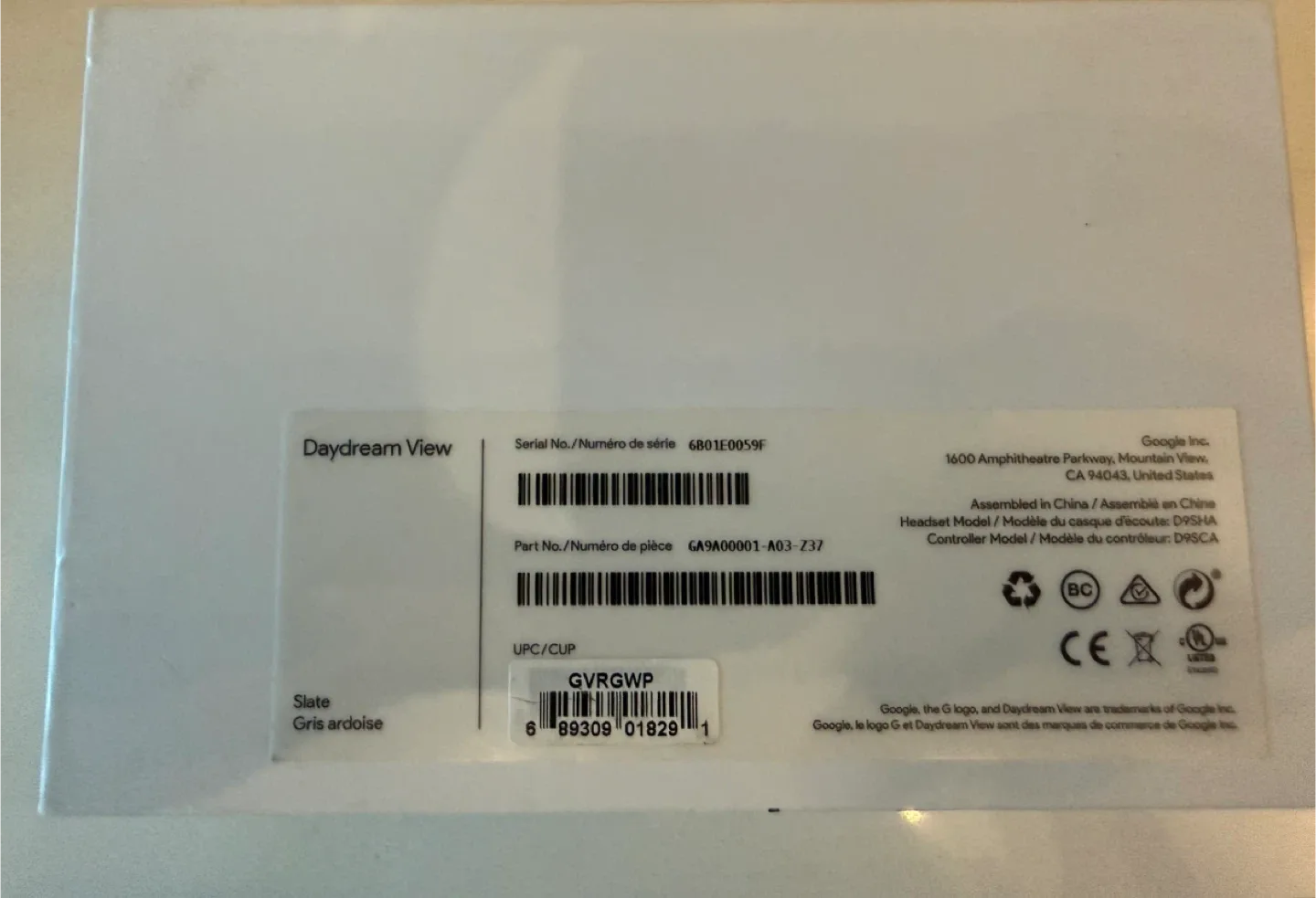 Google Daydream View VR – New in Box image indicator(2)