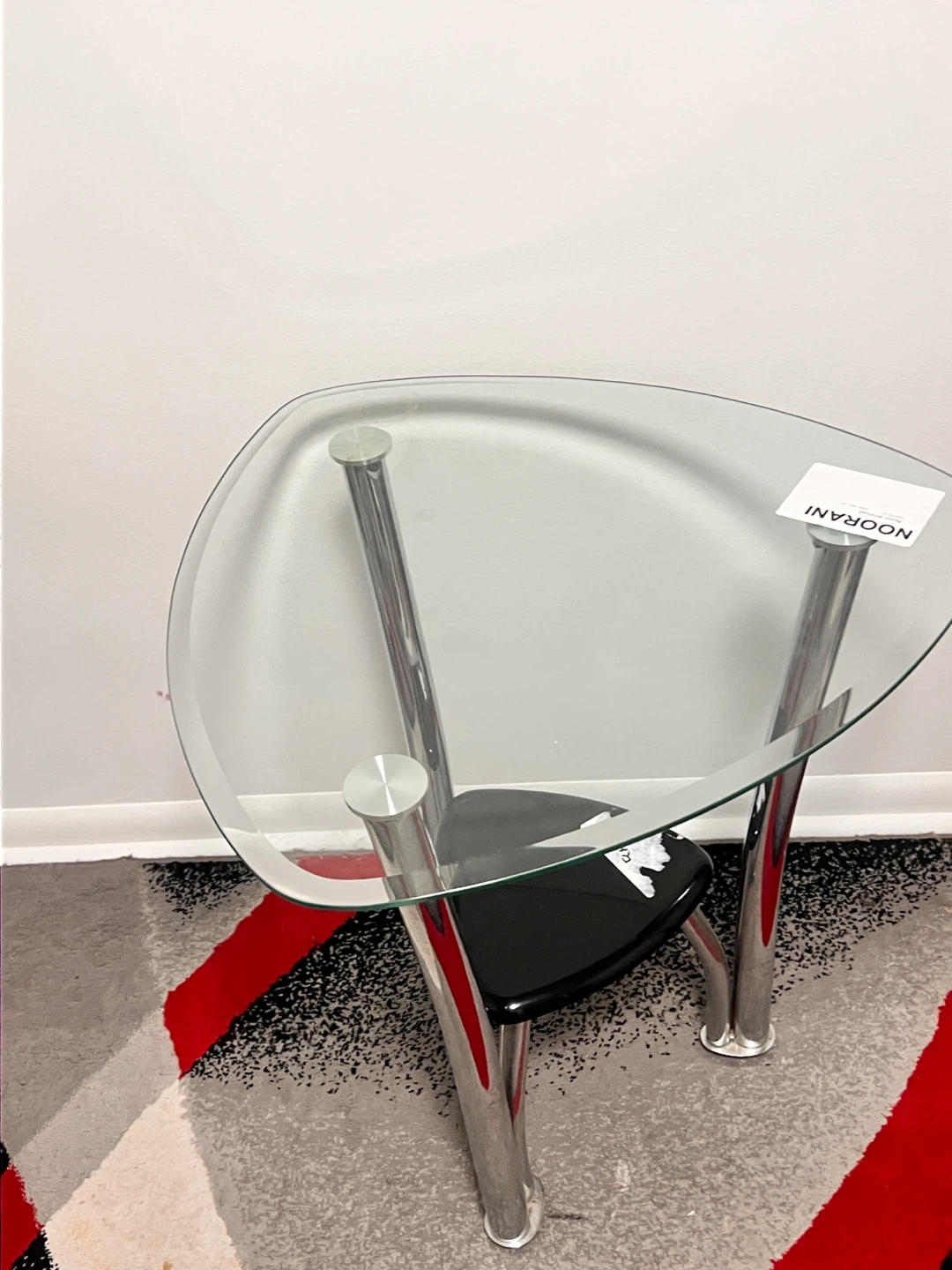Glass End Table - photo 3