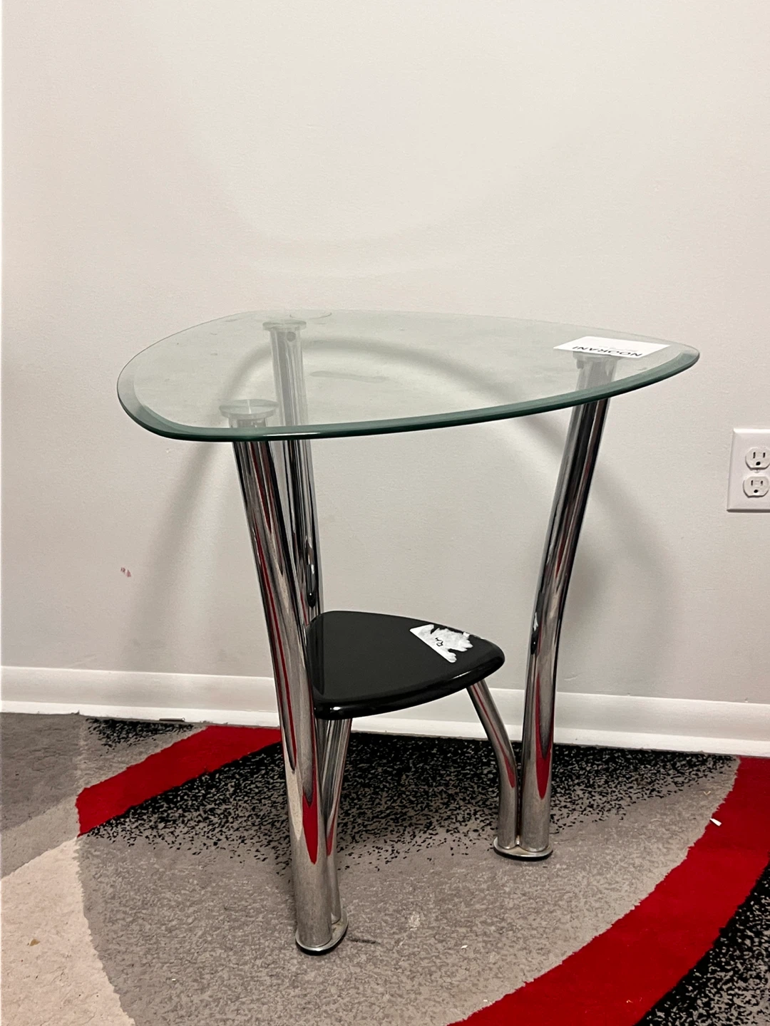 Glass End Table